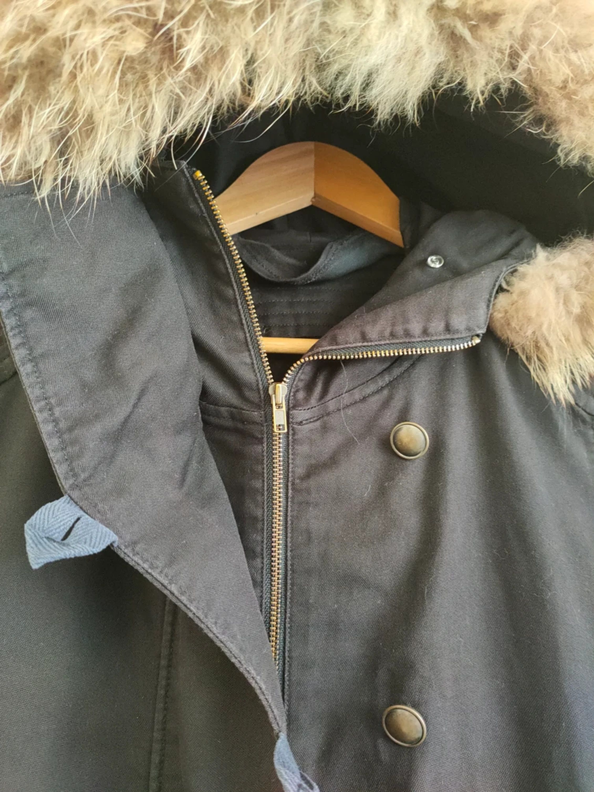 Issey Miyake × Tsumori Chisato × Vintage Vintage Tsumori Chisato Shearling Parka Army Fur Hoodie Size US M / EU 48-50 / 2 - 6 Thumbnail