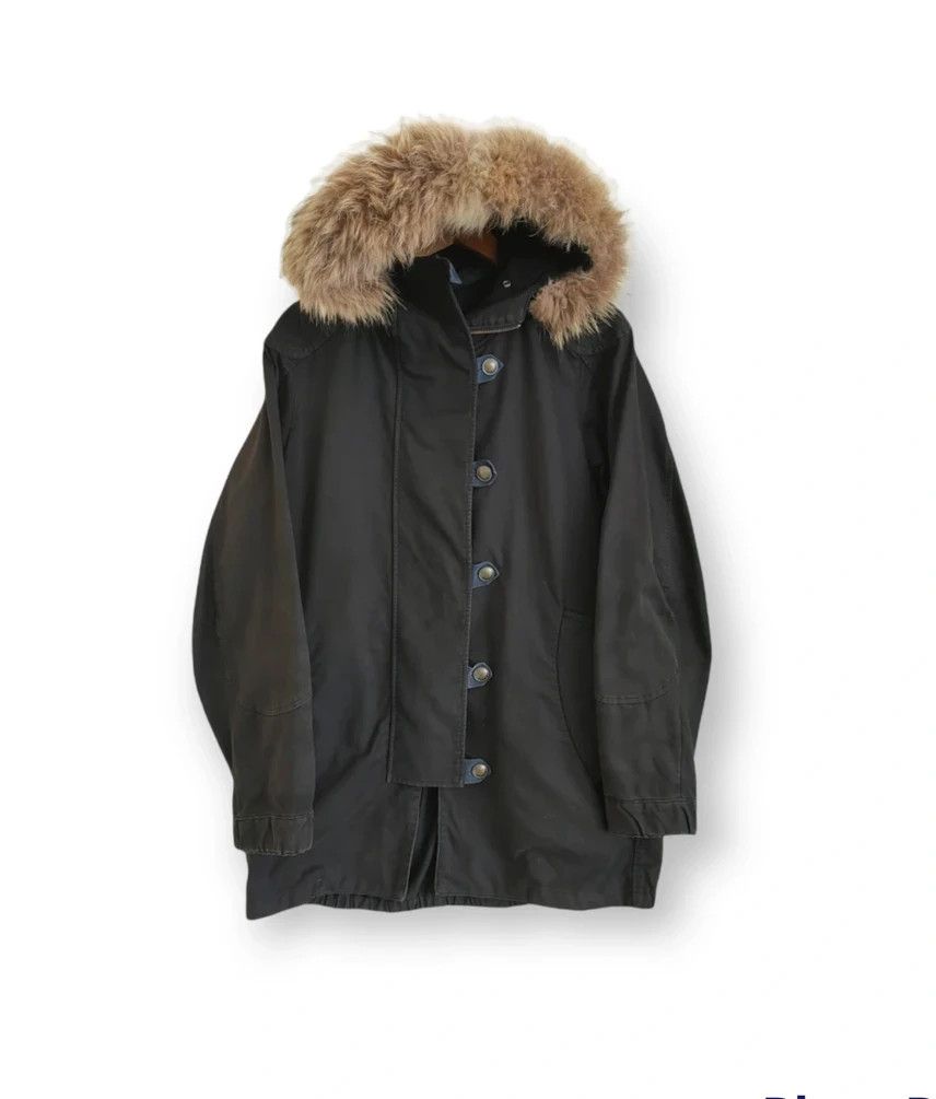 Issey Miyake × Tsumori Chisato × Vintage Vintage Tsumori Chisato Shearling Parka Army Fur Hoodie Size US M / EU 48-50 / 2 - 1 Thumbnail