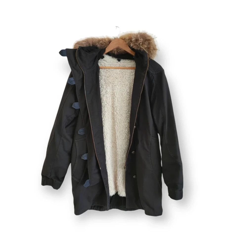 Issey Miyake × Tsumori Chisato × Vintage Vintage Tsumori Chisato Shearling Parka Army Fur Hoodie Size US M / EU 48-50 / 2 - 4 Thumbnail