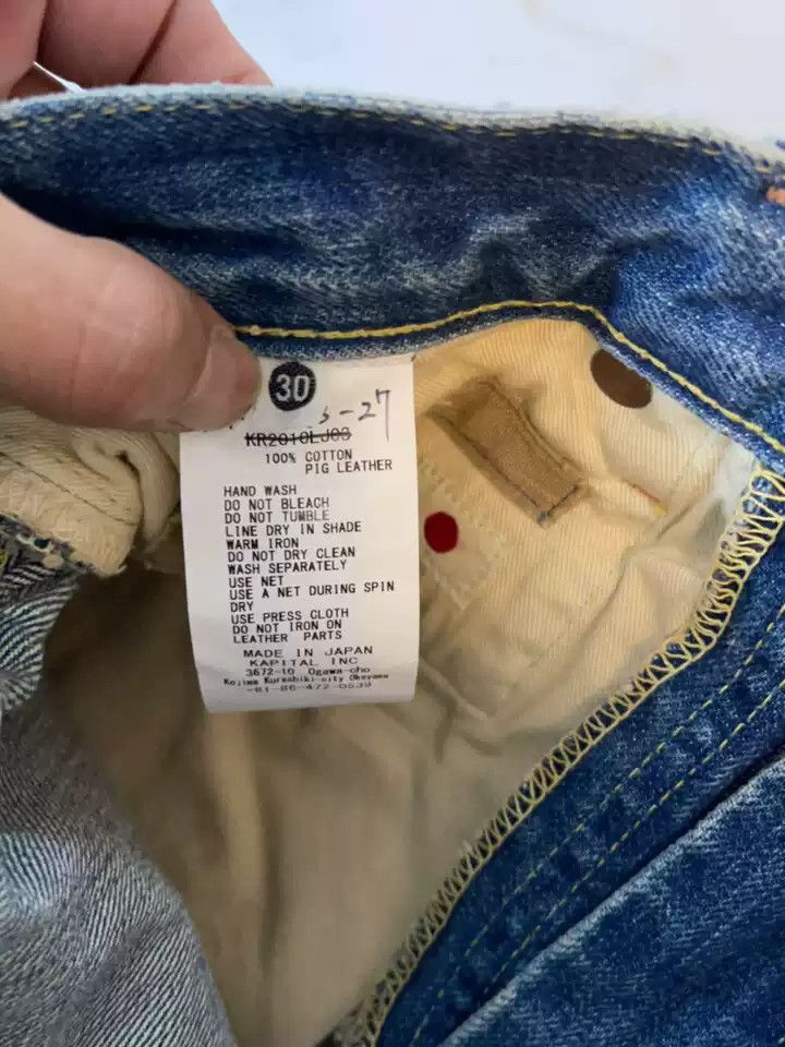 Kapital Kapital Gem Patched Jeans DMGD Size US 30 / EU 46 - 5 Thumbnail