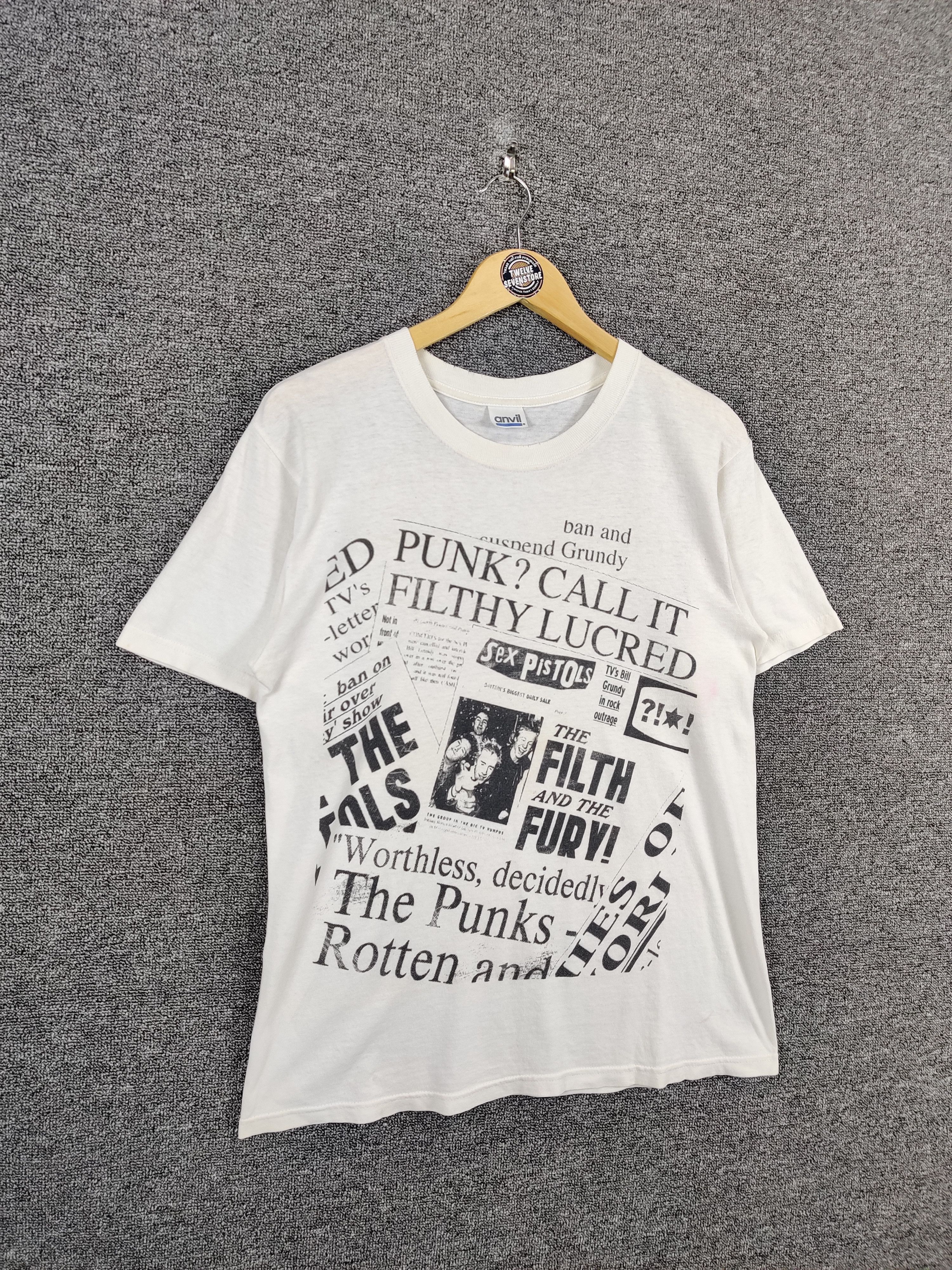 Band Tees Vintage Sex Pistol Rock Band Tee Tshirt Size US M / EU 48-50 / 2 - 7 Thumbnail