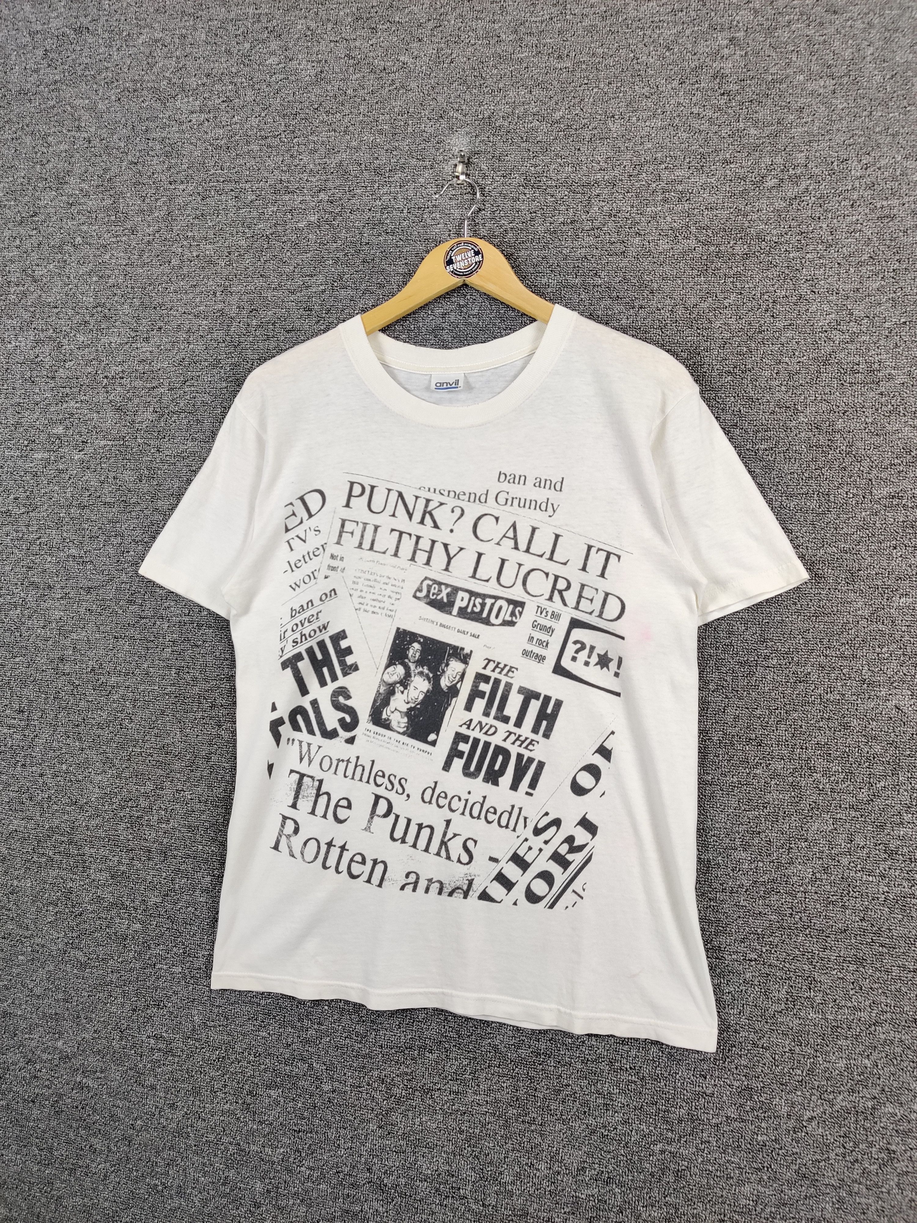Band Tees Vintage Sex Pistol Rock Band Tee Tshirt Size US M / EU 48-50 / 2 - 2 Thumbnail