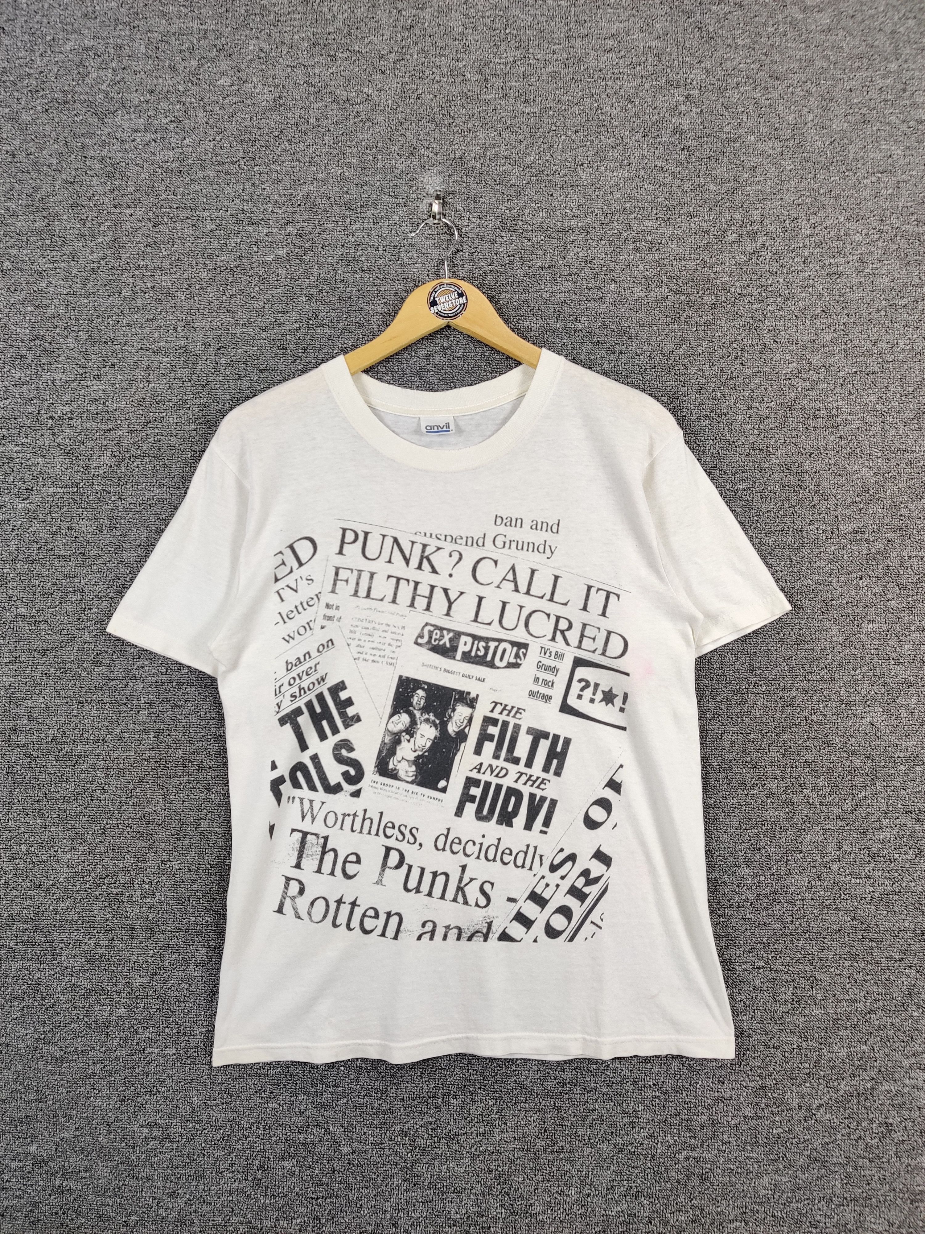 Band Tees Vintage Sex Pistol Rock Band Tee Tshirt Size US M / EU 48-50 / 2 - 1 Thumbnail