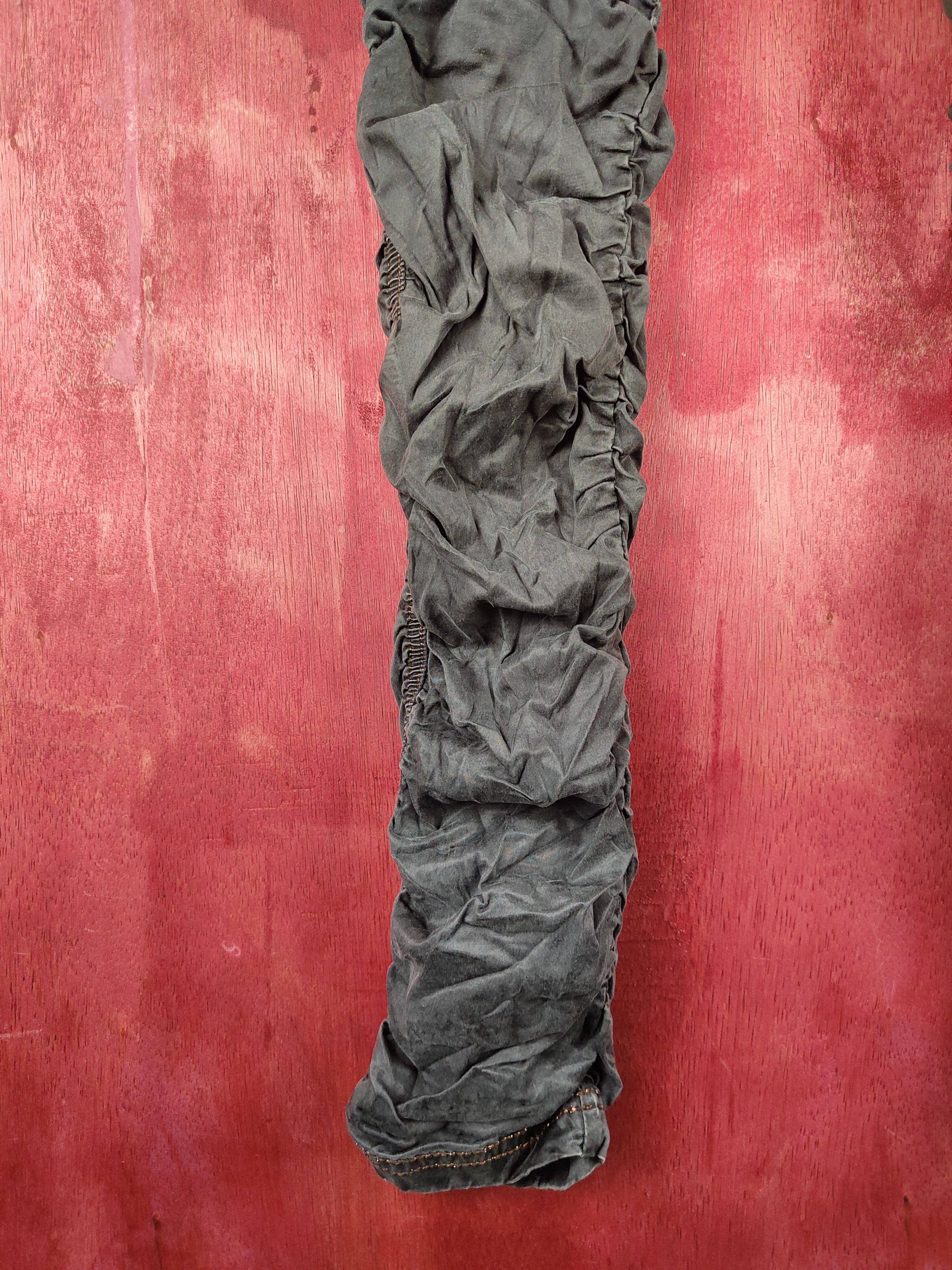 Japanese Brand Taille Black spring Multi Pocket Legging Pants #S736 Size 26" / US 2 / IT 38 - 4 Thumbnail