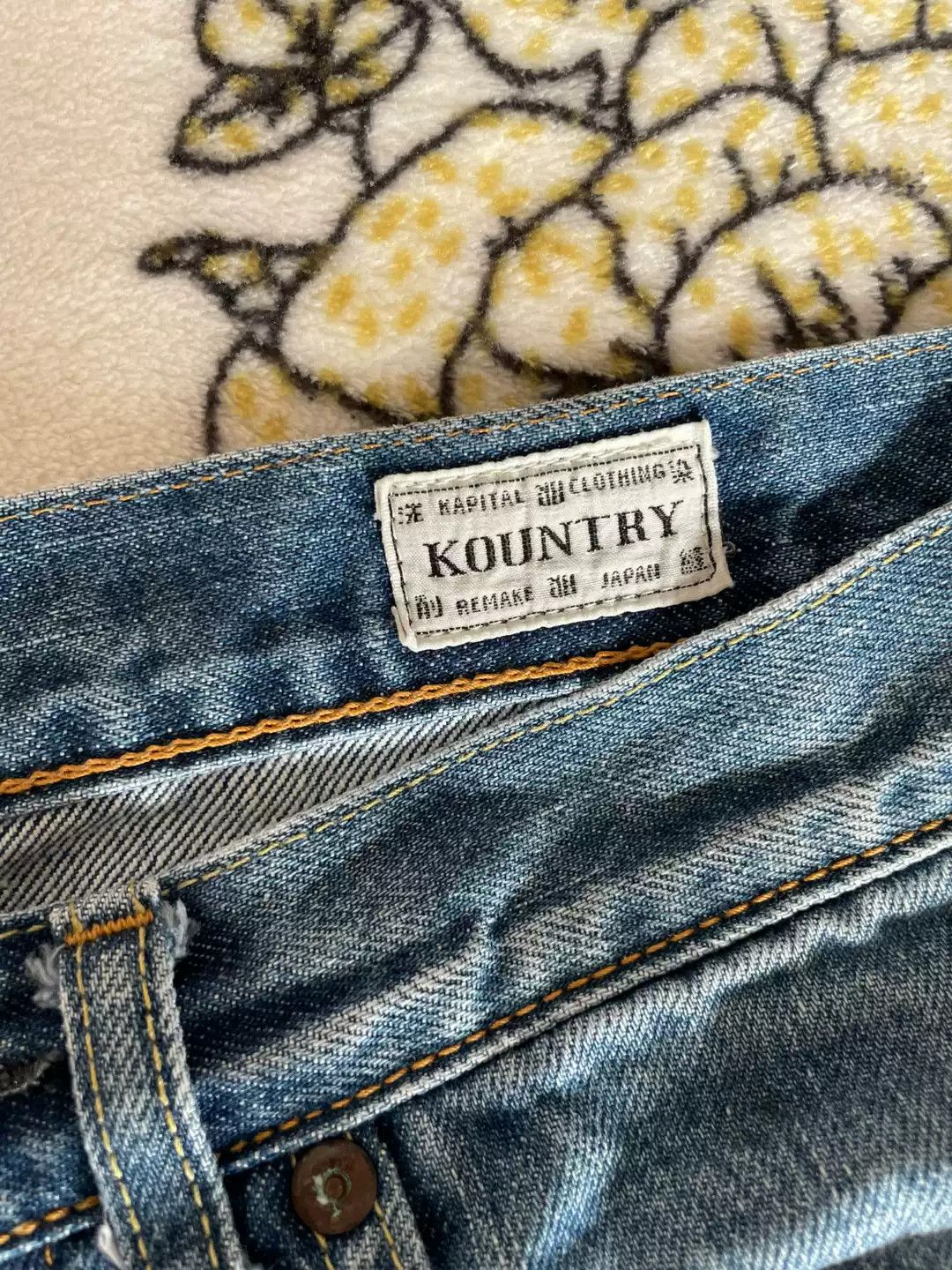 Kapital Kapital Smiling FACE Patched Jeans Size US 30 / EU 46 - 3 Thumbnail
