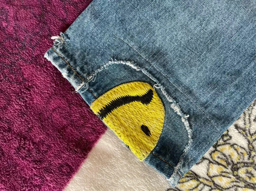 Kapital Kapital Smiling FACE Patched Jeans Size US 30 / EU 46 - 5 Thumbnail