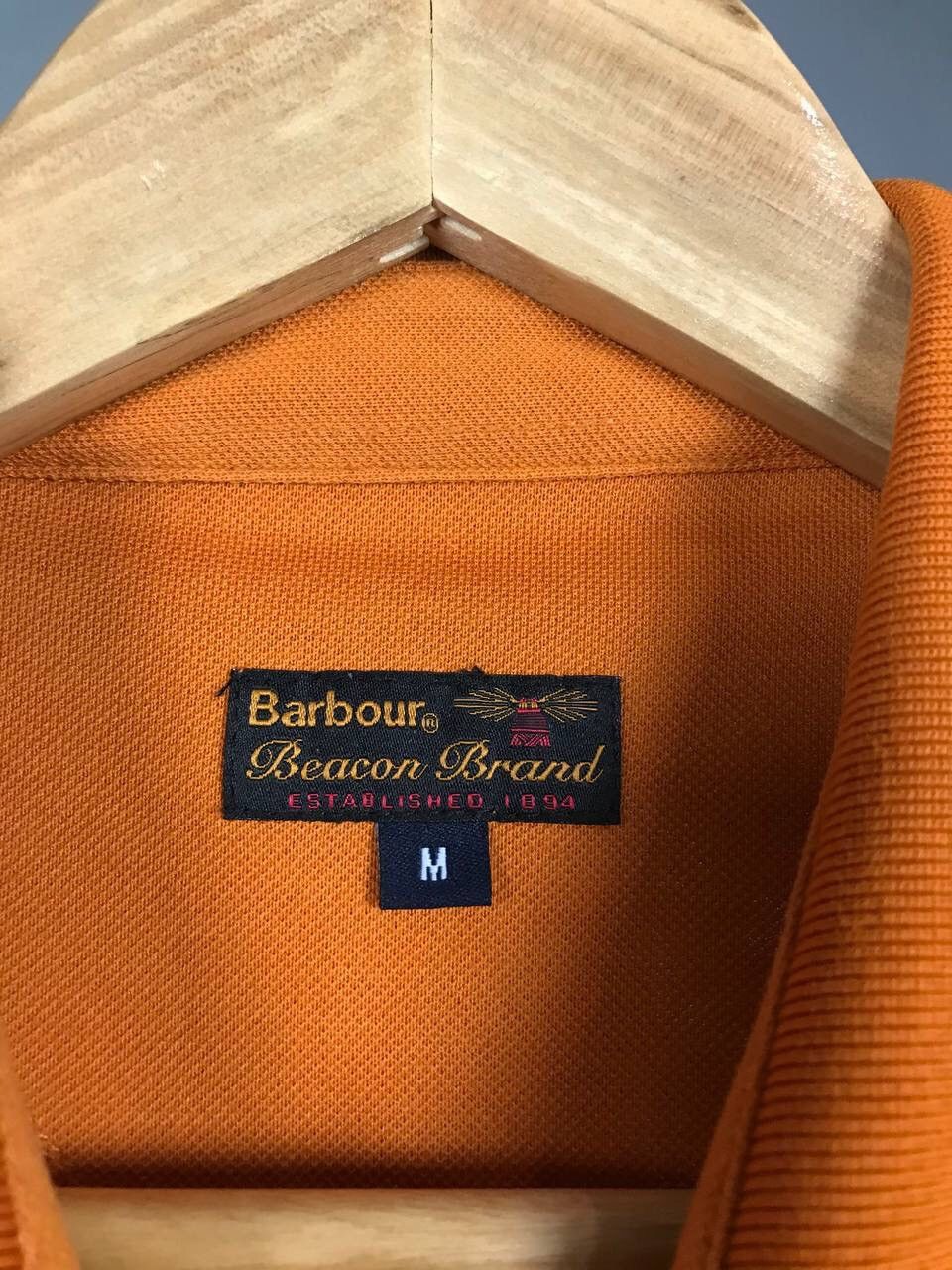 Barbour Barbour casual streetwear luxury orange polo tee Size US M / EU 48-50 / 2 - 4 Thumbnail