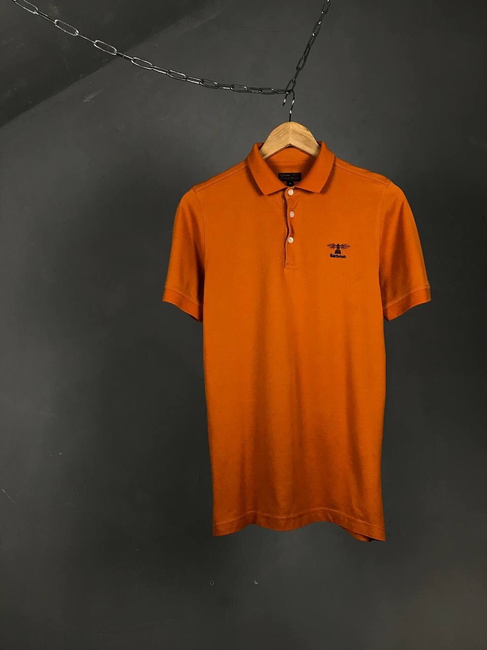 Barbour Barbour casual streetwear luxury orange polo tee Size US M / EU 48-50 / 2 - 1 Thumbnail