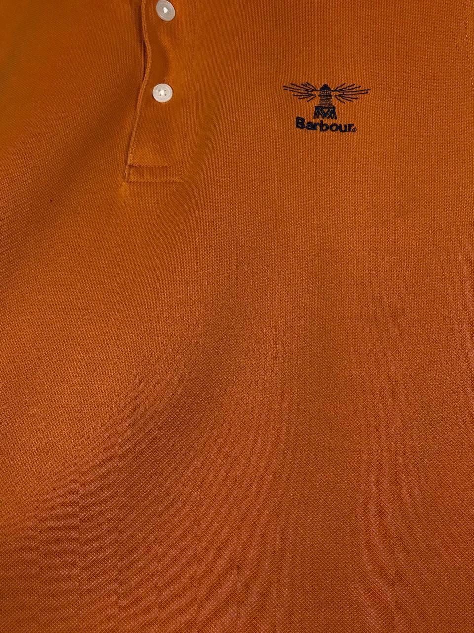 Barbour Barbour casual streetwear luxury orange polo tee Size US M / EU 48-50 / 2 - 6 Thumbnail