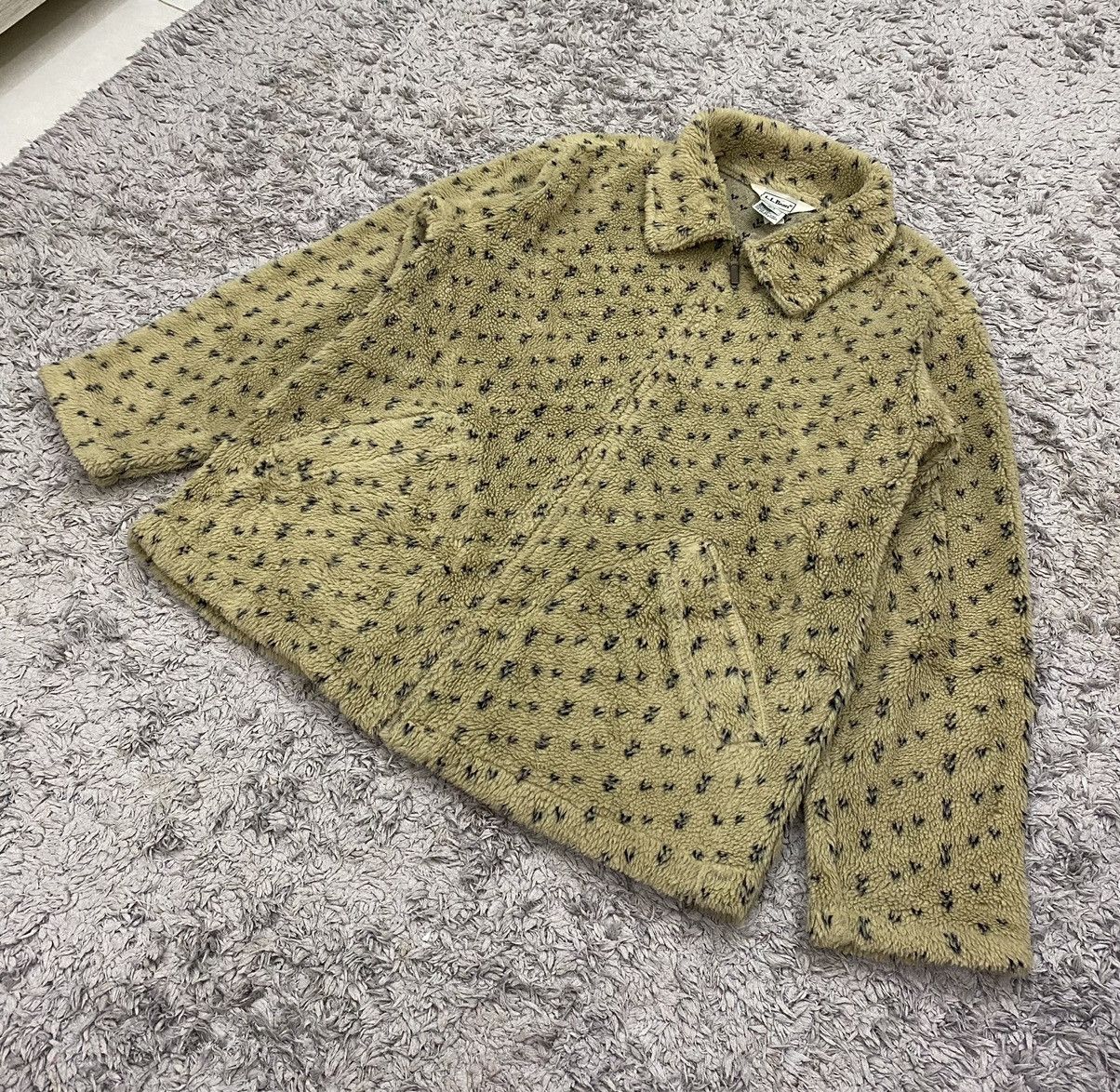L.L. Bean Vintage LL Bean Printed Fleece Jacket Size US S / EU 44-46 / 1 - 3 Thumbnail