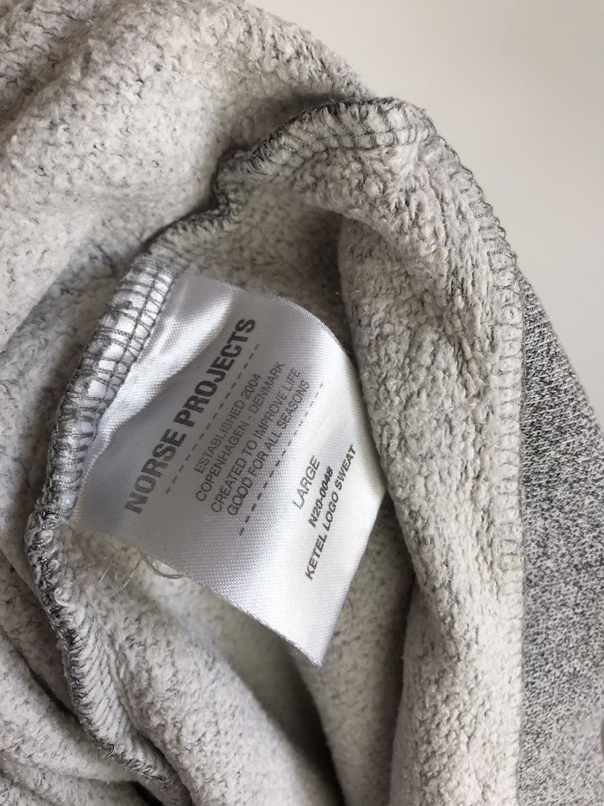 Norse Projects × Vintage Norse Projects Ketel Logo Sweatshirt N20-0048 Denmark Size US L / EU 52-54 / 3 - 5 Thumbnail