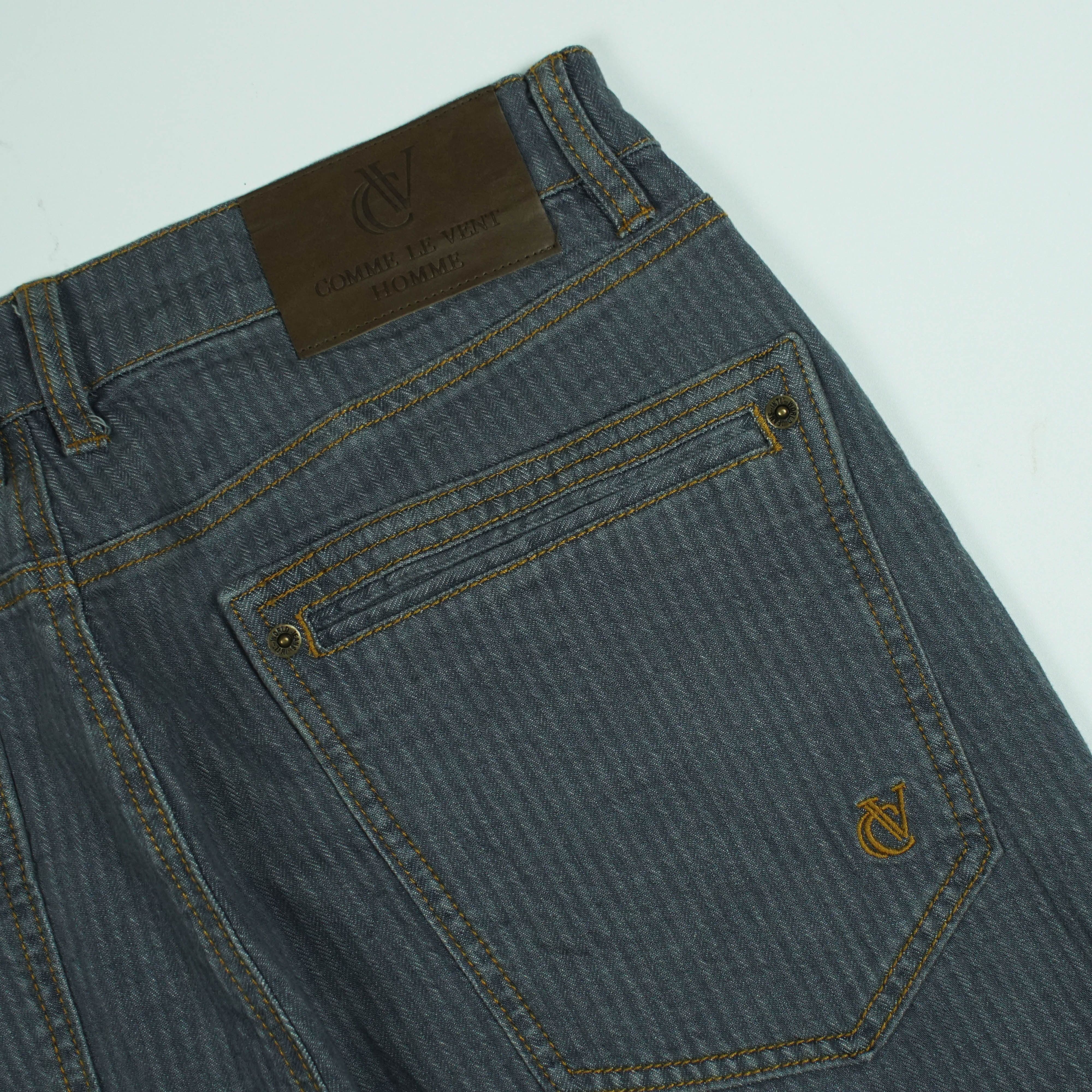 Japanese Brand Comme le Vent Homme Japan Herringbone Pants Size US 31 - 4 Thumbnail