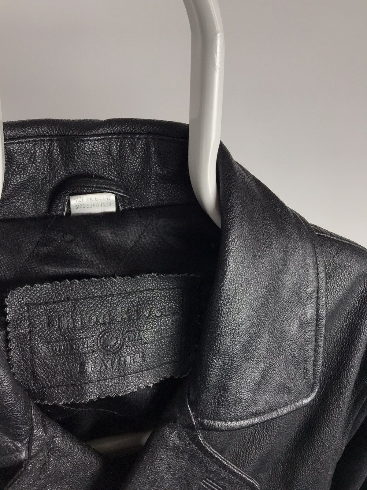 Vintage Vintage Union River Doudle Breasted Leather Coat Trench Size US XL / EU 56 / 4 - 3 Thumbnail