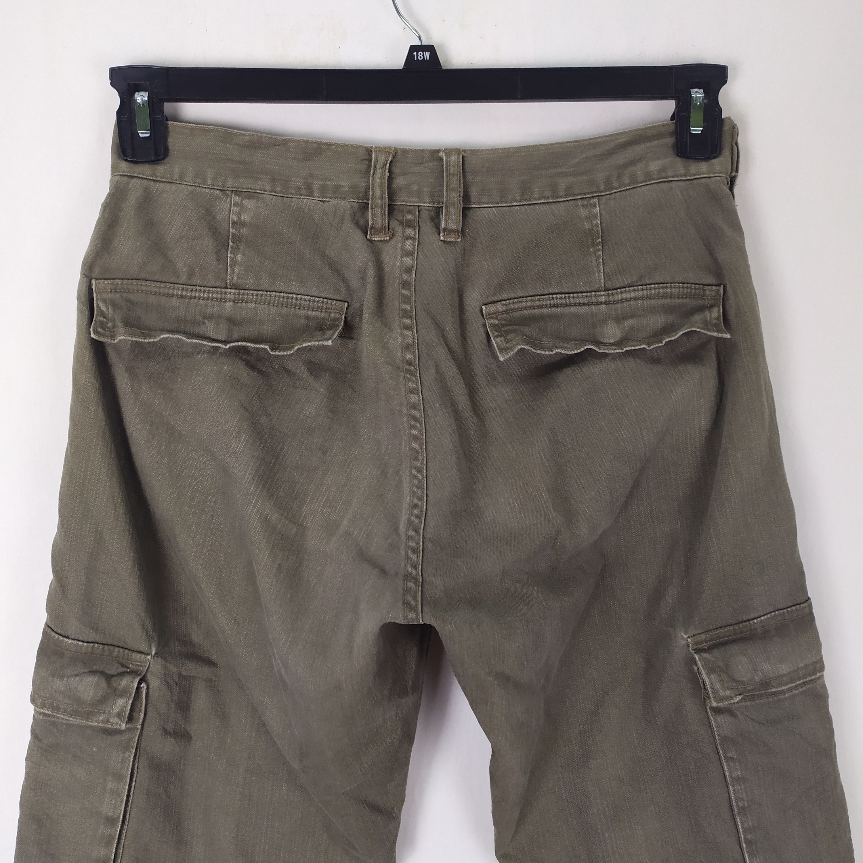 Global Work VINTAGE GLOBAL WORK FADED CARGO PANTS/UTILITY PANTS Size US 32 / EU 48 - 12 Thumbnail
