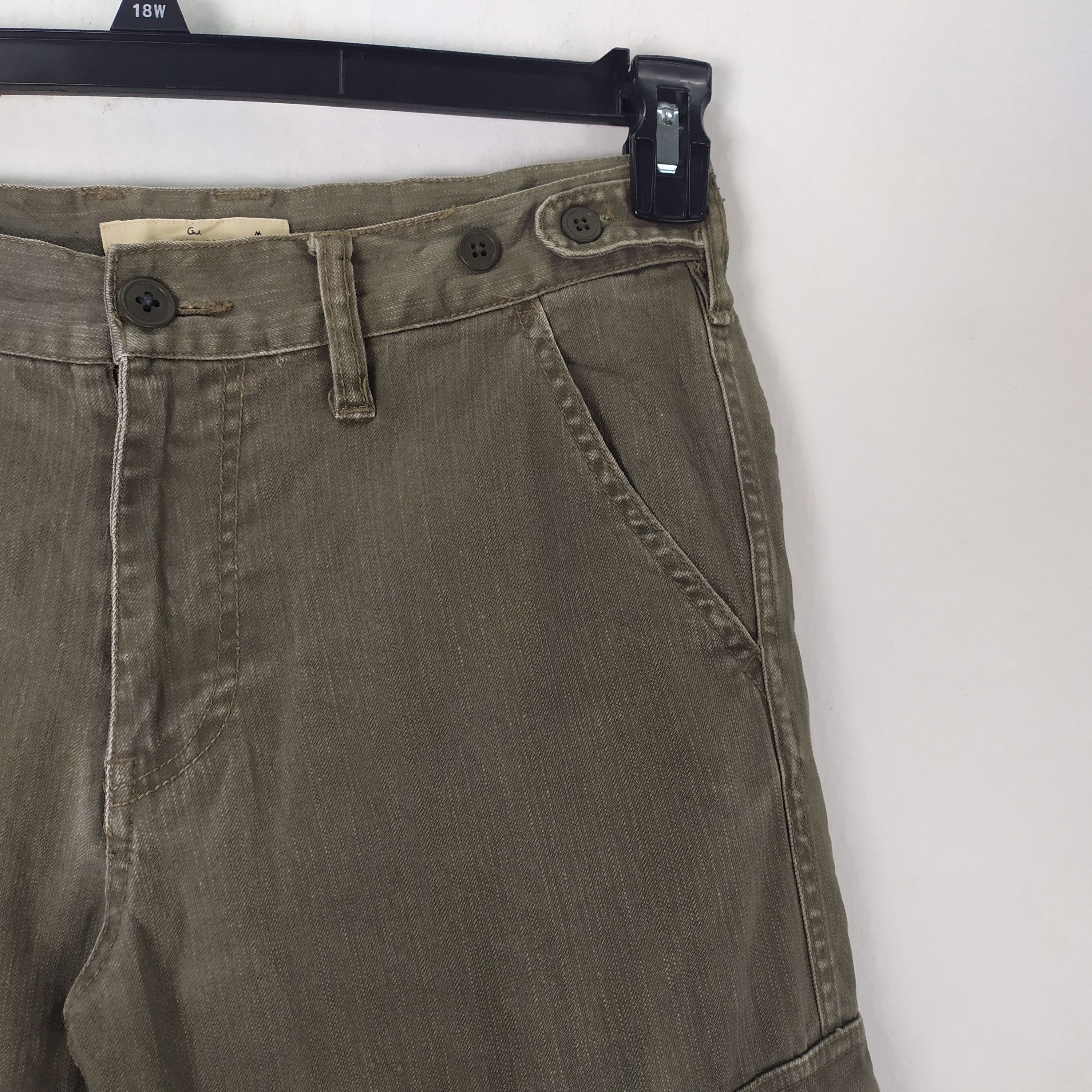 Global Work VINTAGE GLOBAL WORK FADED CARGO PANTS/UTILITY PANTS Size US 32 / EU 48 - 3 Thumbnail