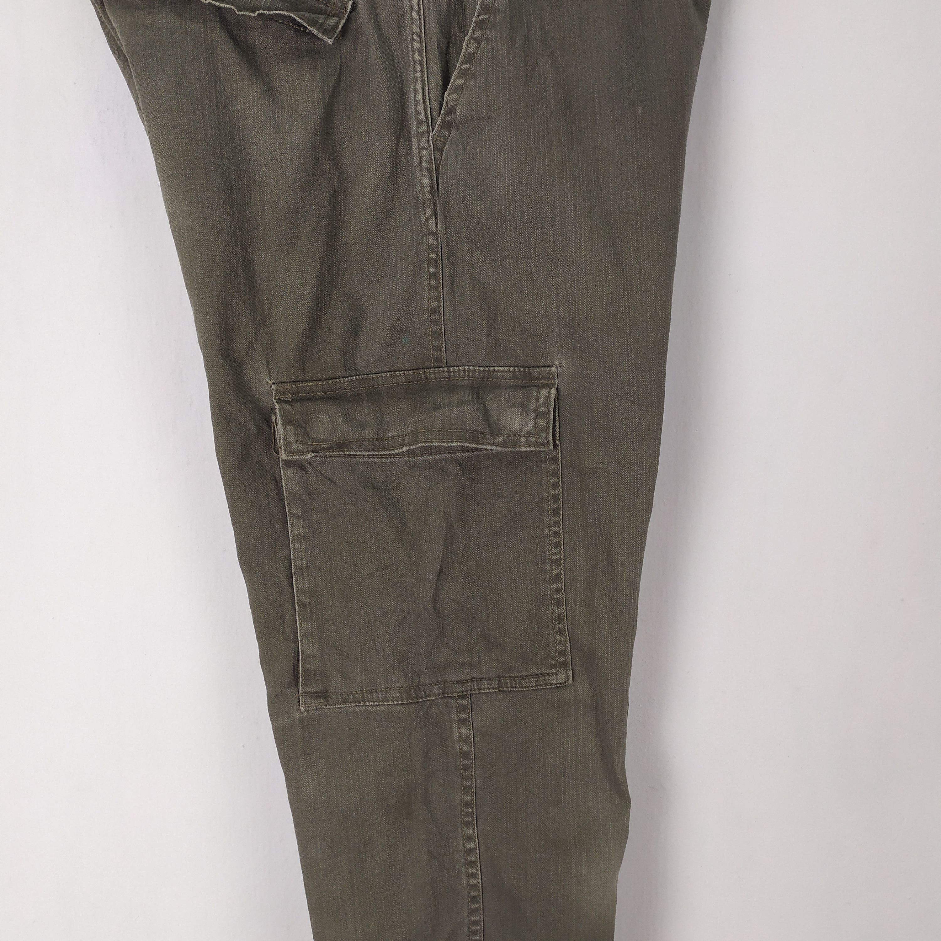 Global Work VINTAGE GLOBAL WORK FADED CARGO PANTS/UTILITY PANTS Size US 32 / EU 48 - 18 Thumbnail