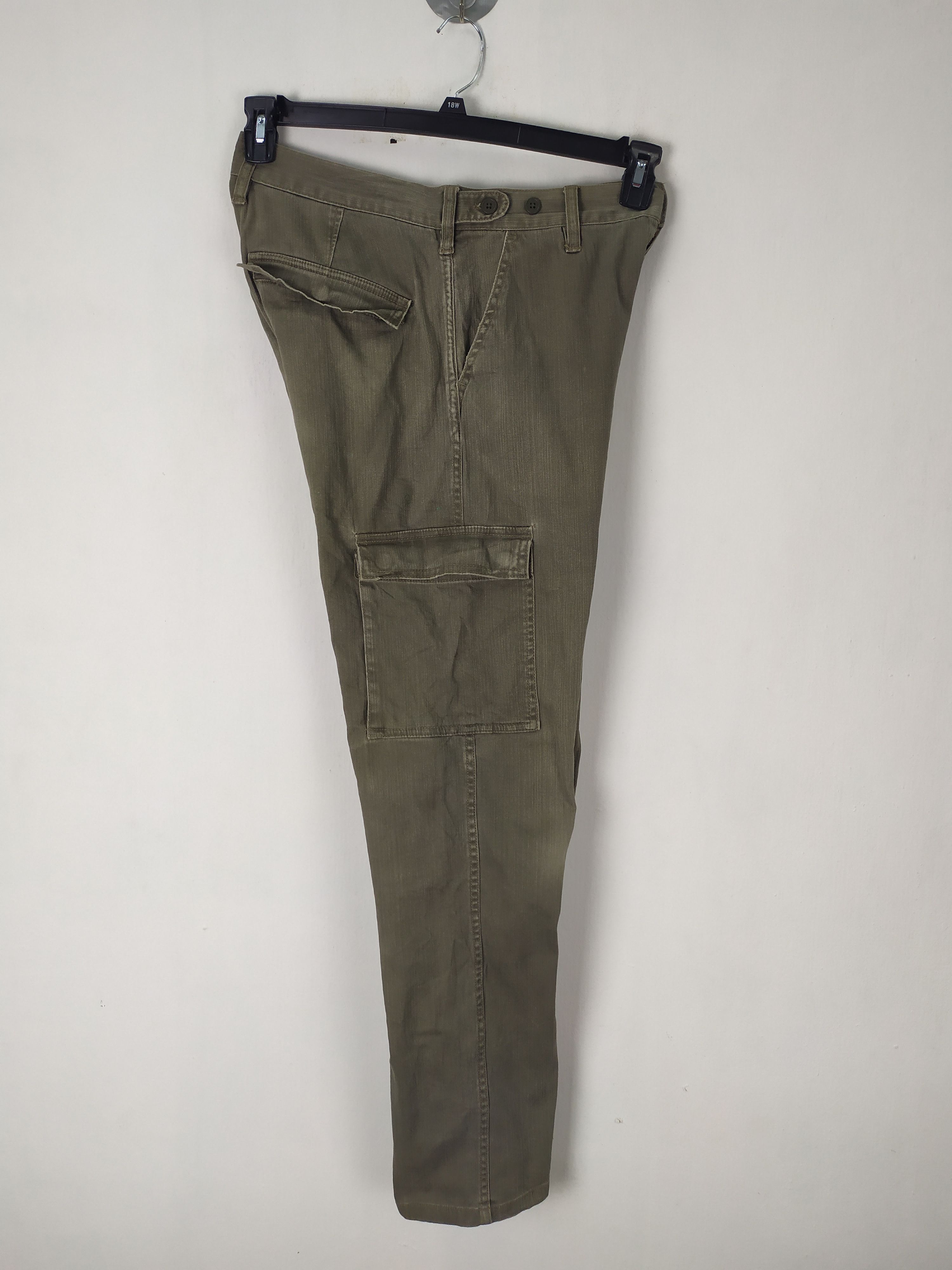Global Work VINTAGE GLOBAL WORK FADED CARGO PANTS/UTILITY PANTS Size US 32 / EU 48 - 20 Thumbnail