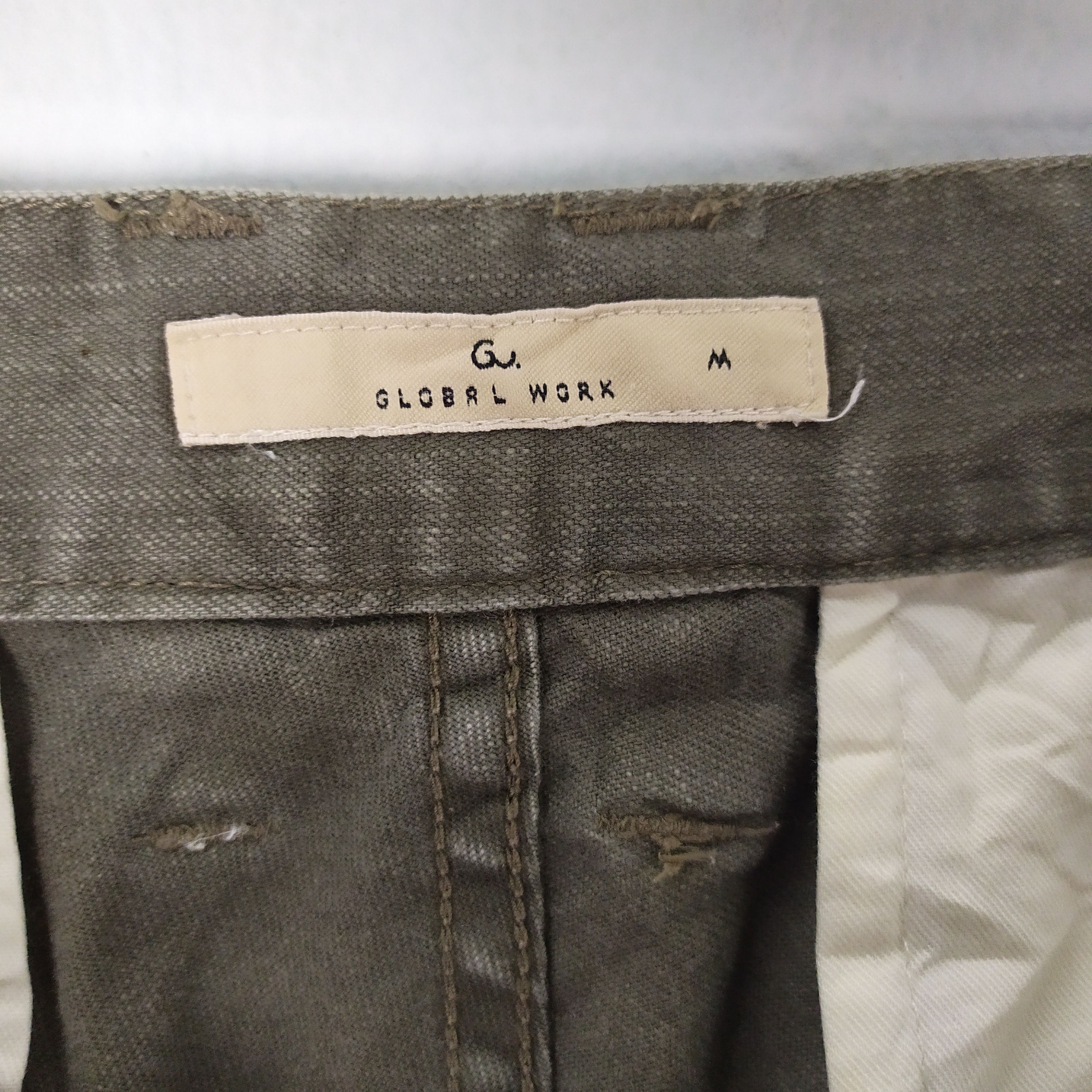 Global Work VINTAGE GLOBAL WORK FADED CARGO PANTS/UTILITY PANTS Size US 32 / EU 48 - 14 Thumbnail