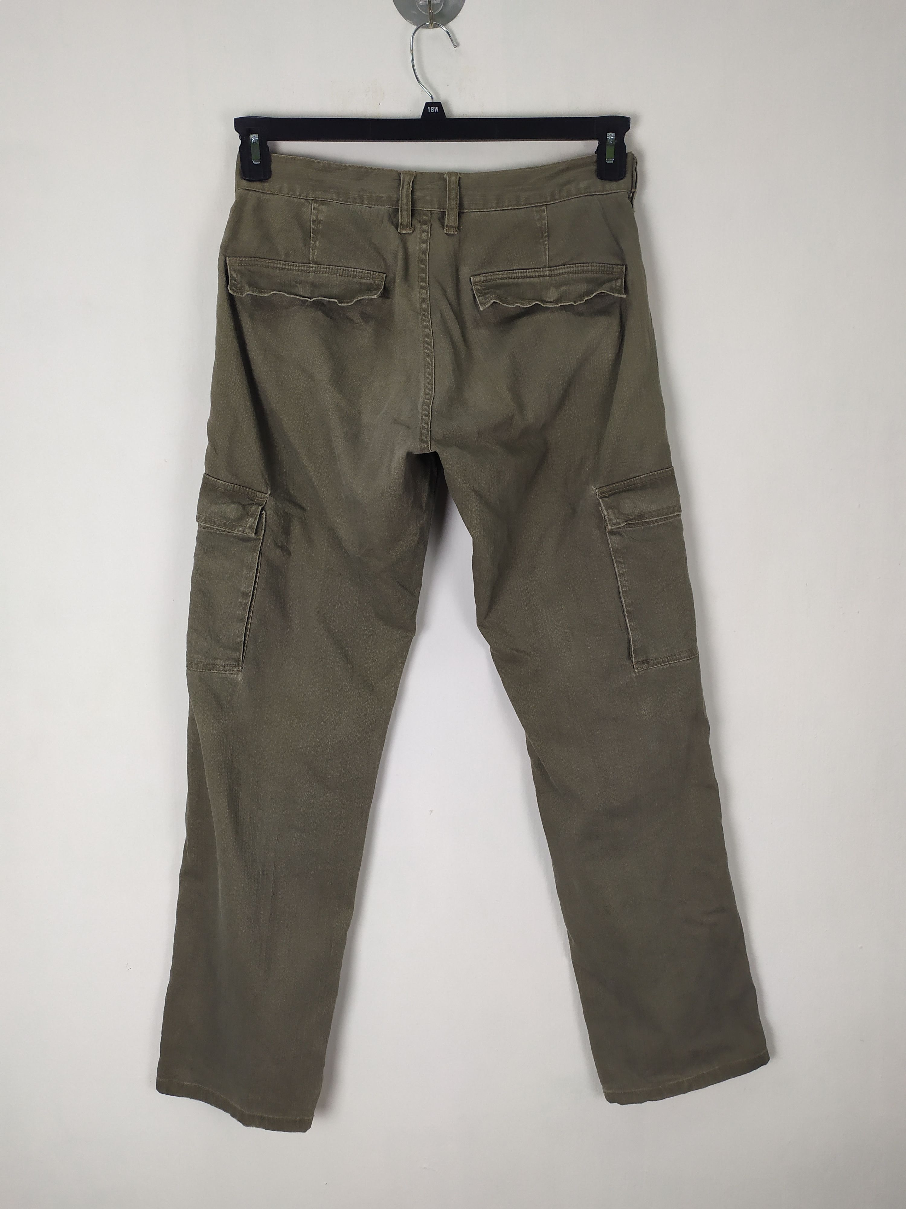 Global Work VINTAGE GLOBAL WORK FADED CARGO PANTS/UTILITY PANTS Size US 32 / EU 48 - 2 Thumbnail
