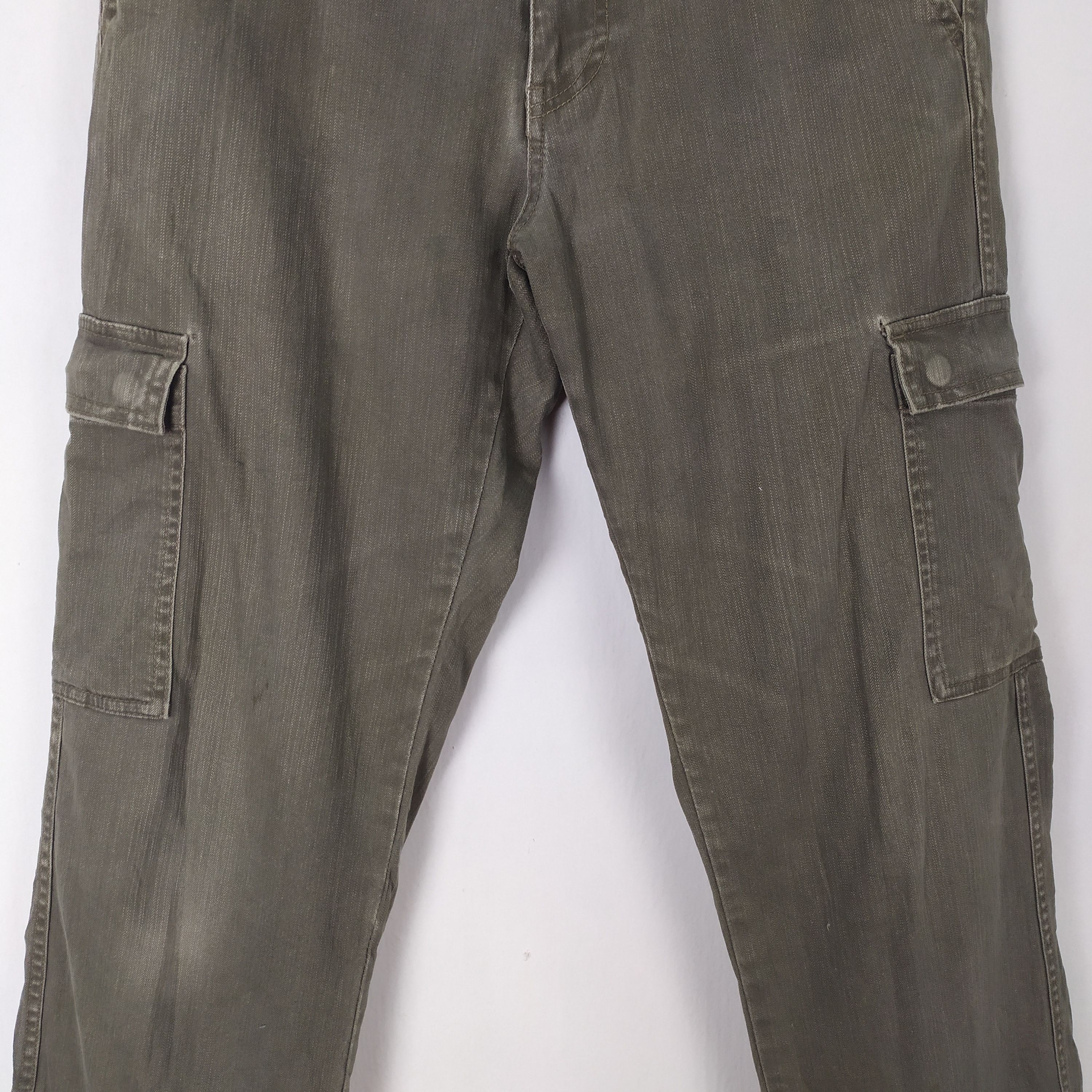 Global Work VINTAGE GLOBAL WORK FADED CARGO PANTS/UTILITY PANTS Size US 32 / EU 48 - 7 Thumbnail