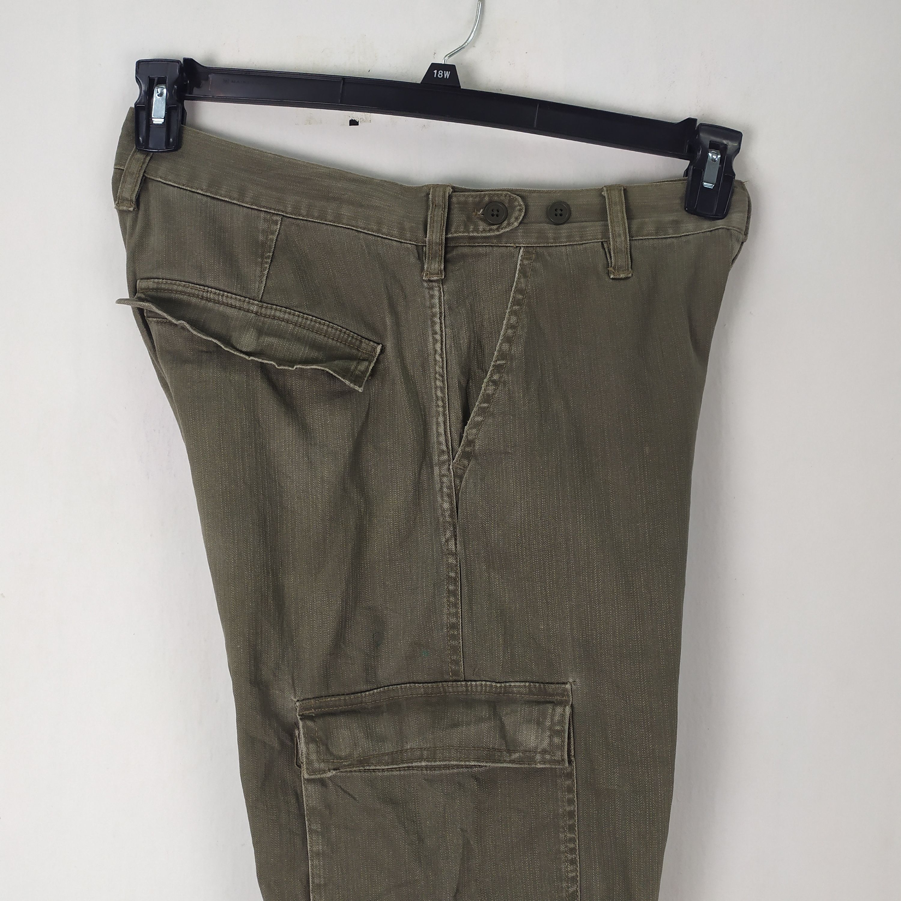 Global Work VINTAGE GLOBAL WORK FADED CARGO PANTS/UTILITY PANTS Size US 32 / EU 48 - 19 Thumbnail