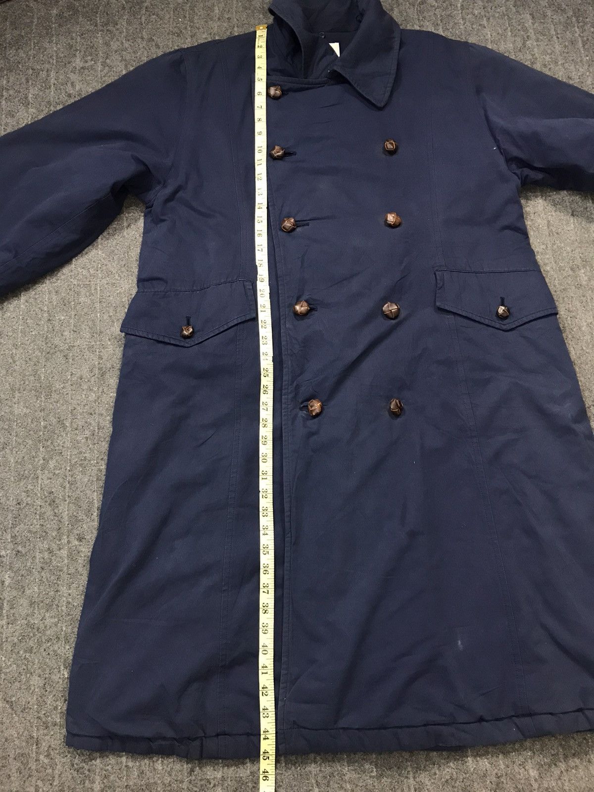 Designer × Issey Miyake × Japanese Brand Vintage I.S Issey Miyake Trench Coat Double Breasted Jacket Size US L / EU 52-54 / 3 - 12 Thumbnail