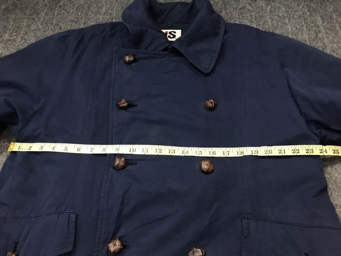 Designer × Issey Miyake × Japanese Brand Vintage I.S Issey Miyake Trench Coat Double Breasted Jacket Size US L / EU 52-54 / 3 - 11 Thumbnail