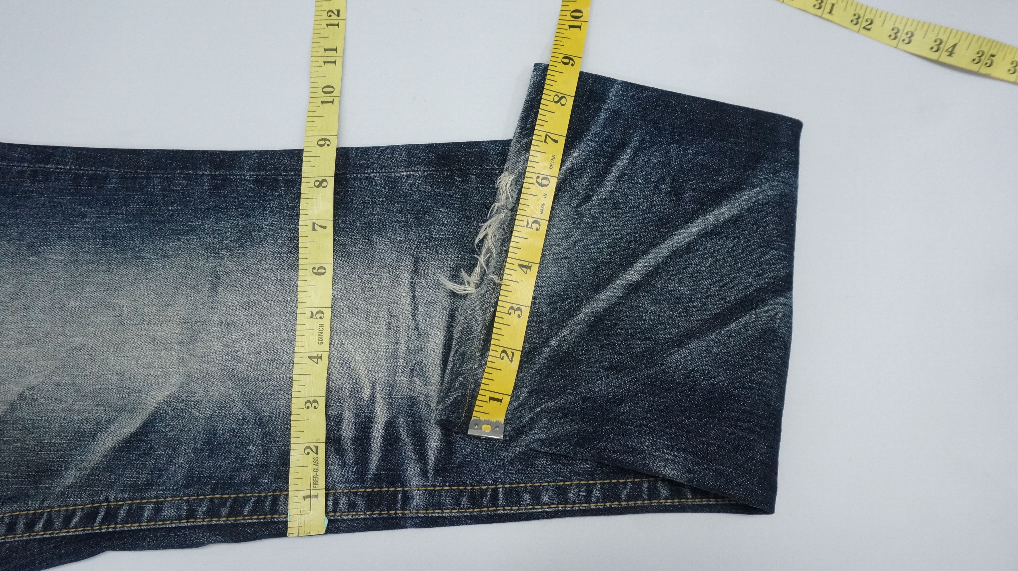 Japanese Brand Dope 🔥 LOLITA Vintage Distressed Ripped Jeans Waist 31 Size US 31 - 16 Thumbnail