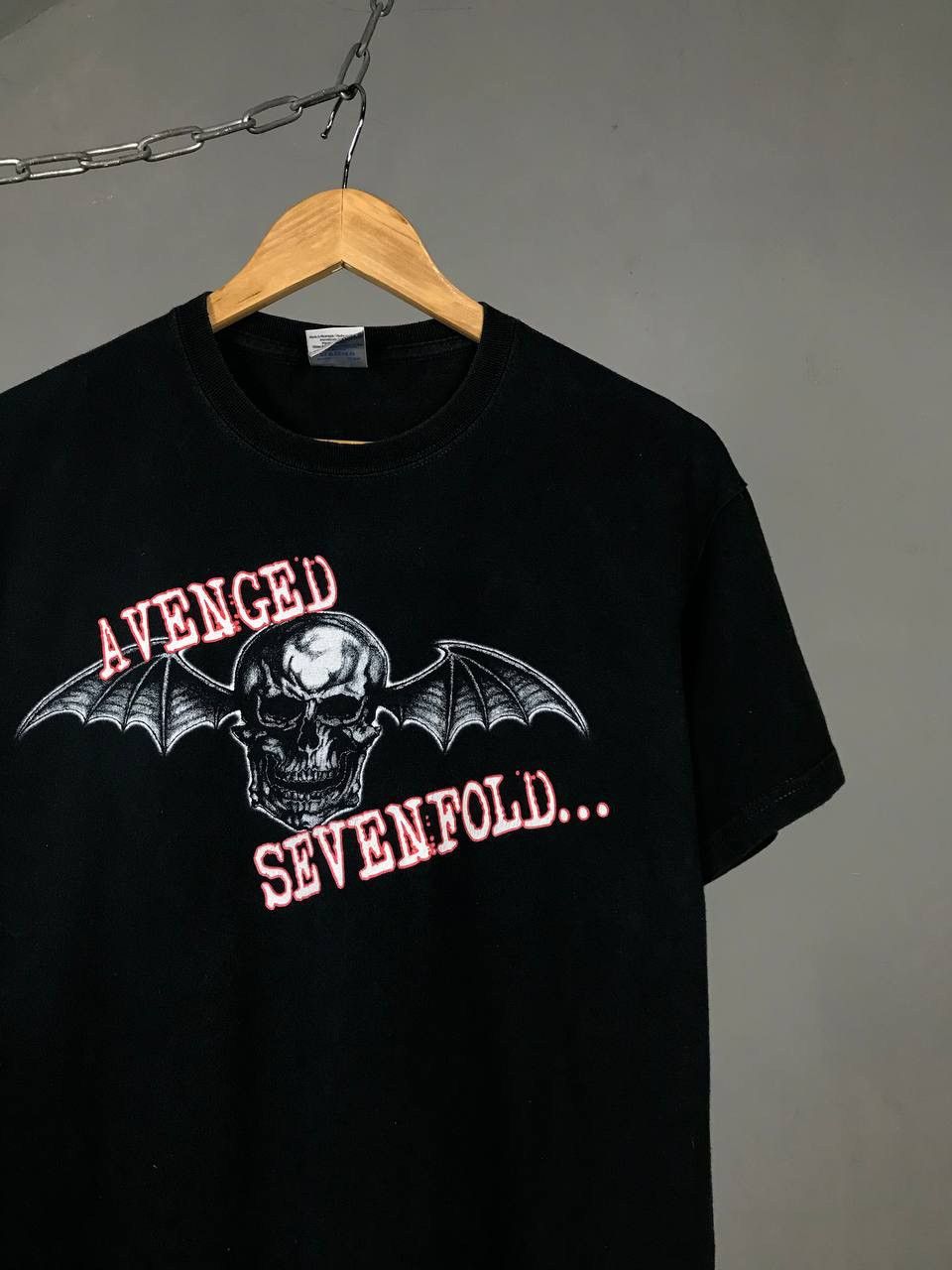 Band Tees × Vintage Avenged Sevenfold Skulls vintage rock band tee Size US M / EU 48-50 / 2 - 2 Thumbnail