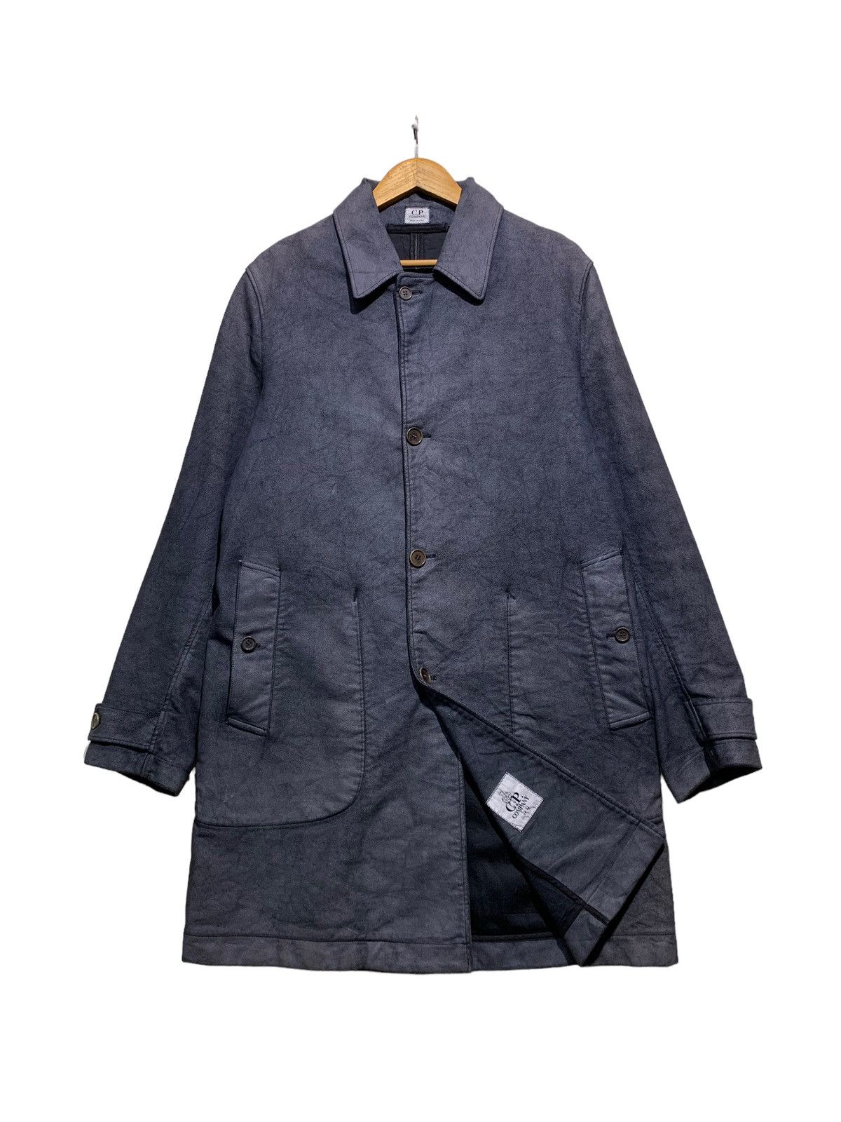 C.P. Company 🔥VTG C.P COMPANY MOLESKIN WATERPROOF OVERCOATS Size US M / EU 48-50 / 2 - 1 Thumbnail