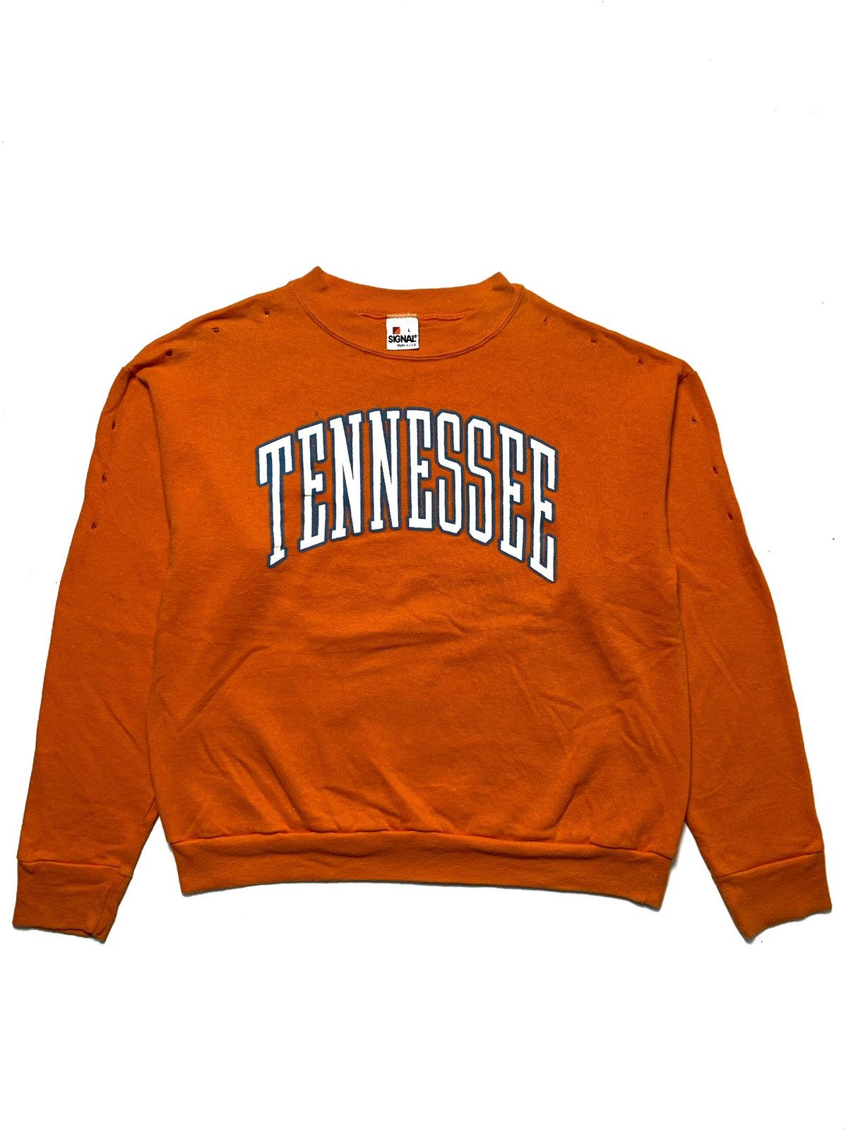 Vintage Vintage Signal Tennessee Distressed Crewneck Size US M / EU 48-50 / 2 - 1 Thumbnail