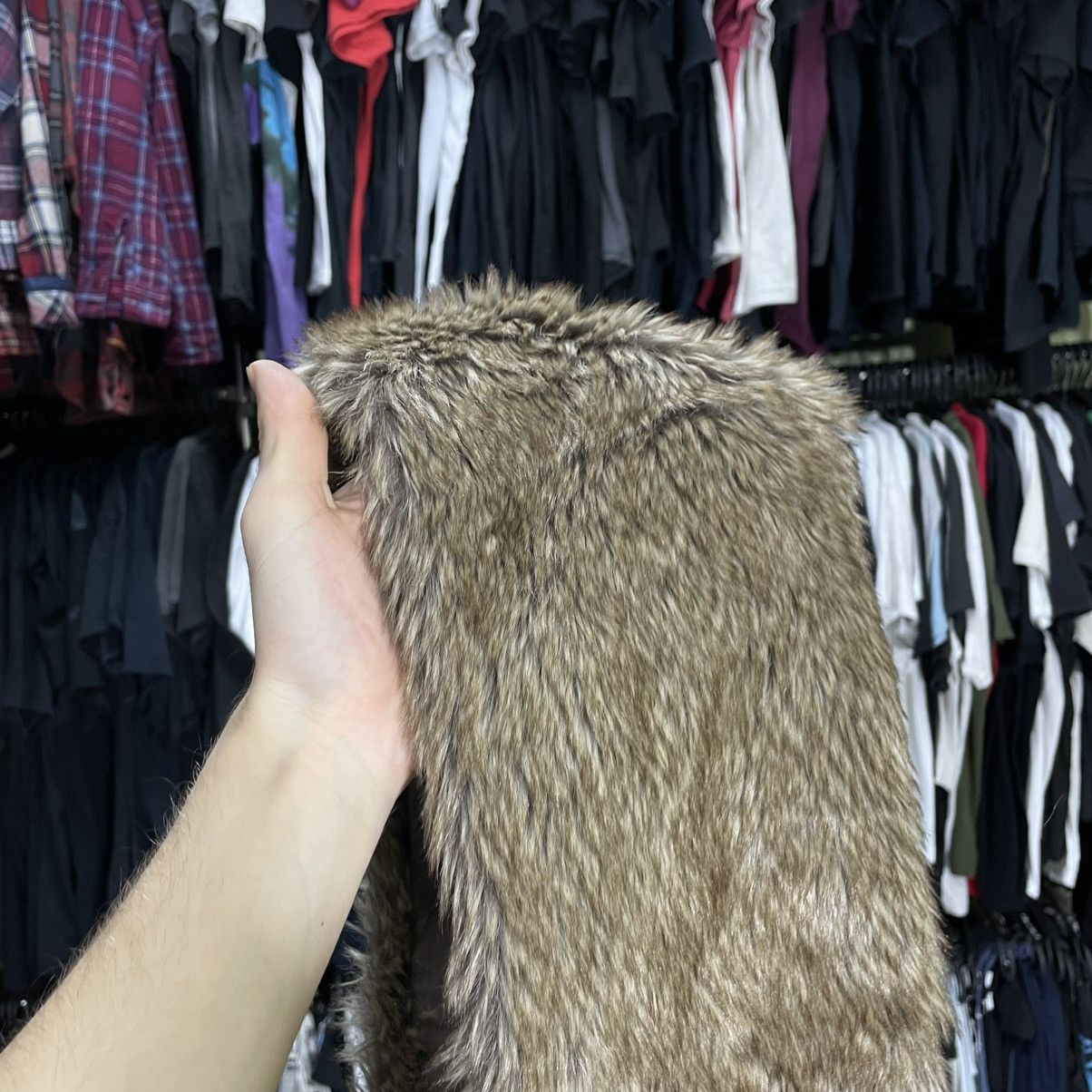 Vintage Vintage 90s Mohair Fuzzy Beanie Grunge Indie Aesthetic OS Size ONE SIZE - 3 Thumbnail