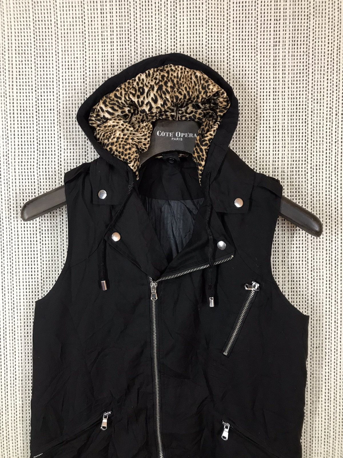 If Six Was Nine × Japanese Brand × Seditionaries ‼️SEMANTIC DESIGN RIDER VEST WITH HOOD leopard MULTIPOCKET‼️ Size US M / EU 48-50 / 2 - 2 Thumbnail