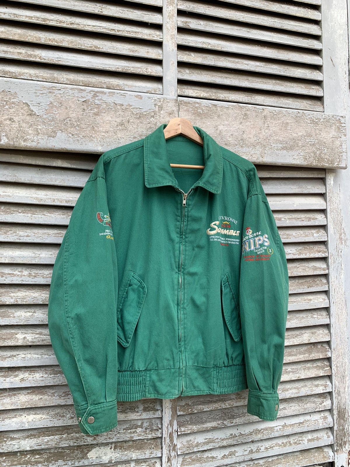 Vintage 👹Vintage Faded SCRAMBLE Bomber Jacket Size US M / EU 48-50 / 2 - 5 Thumbnail