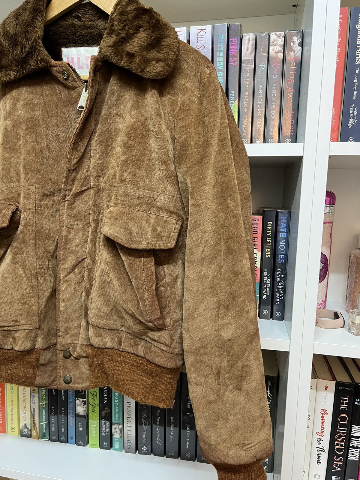 Japanese Brand HLF Japan Velvet Shearling Jacket Size US M / EU 48-50 / 2 - 3 Thumbnail