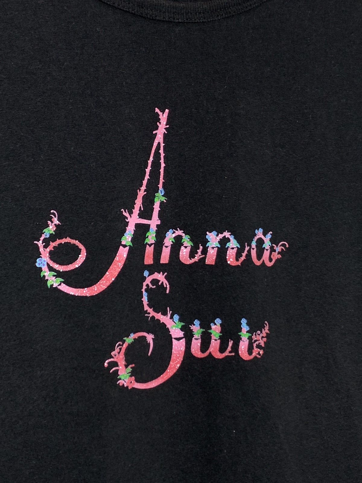 Anna Sui Vintage Anna Sui Spell Out Tee Size S / US 4 / IT 40 - 3 Thumbnail