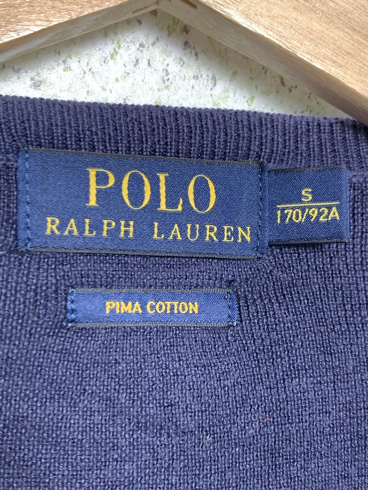 Polo Ralph Lauren Polo Ralph Lauren Pima Cotton Knit Sweater Size US S / EU 44-46 / 1 - 3 Thumbnail