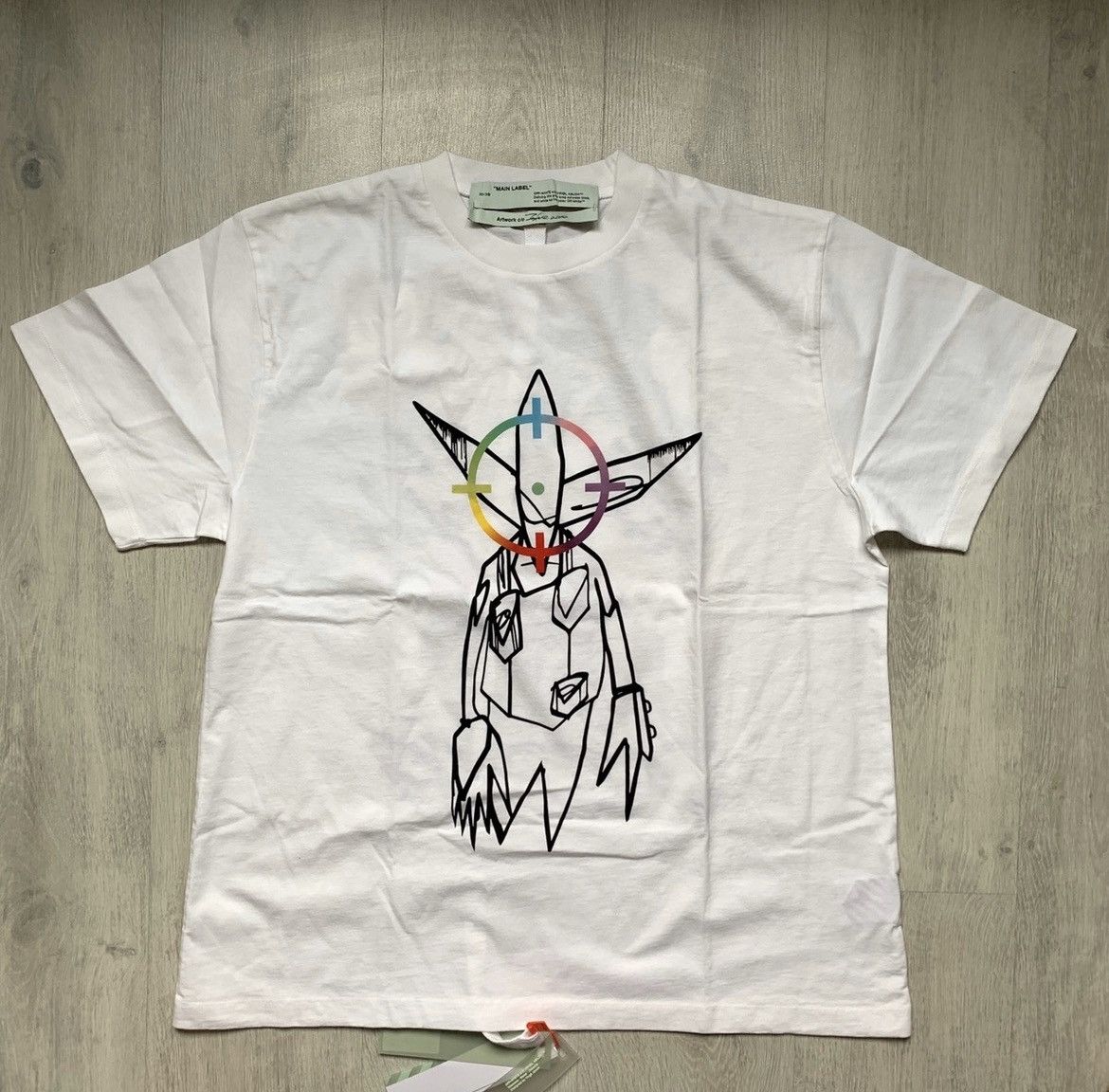 Futura × Off-White Alien T-Shirt Size US S / EU 44-46 / 1 - 1 Thumbnail