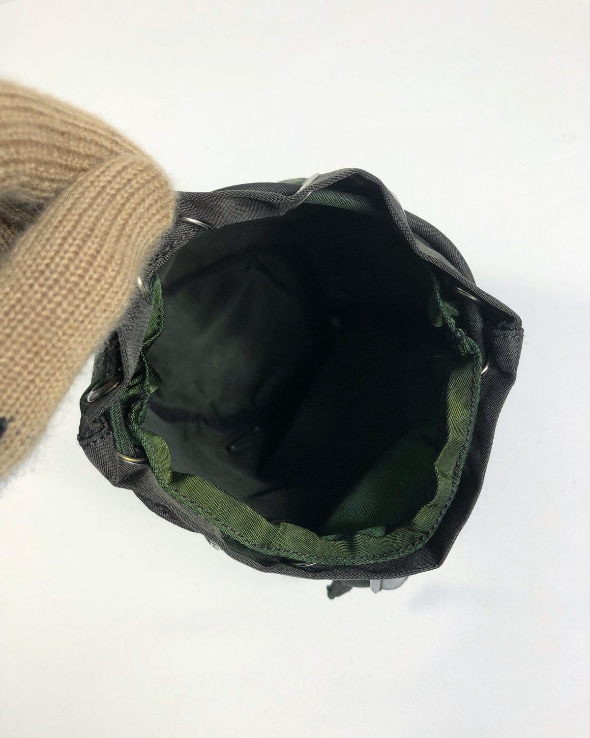 Prada Rare Prada Mini Nylon Bucket Bag Made in Italy Size ONE SIZE - 8 Thumbnail