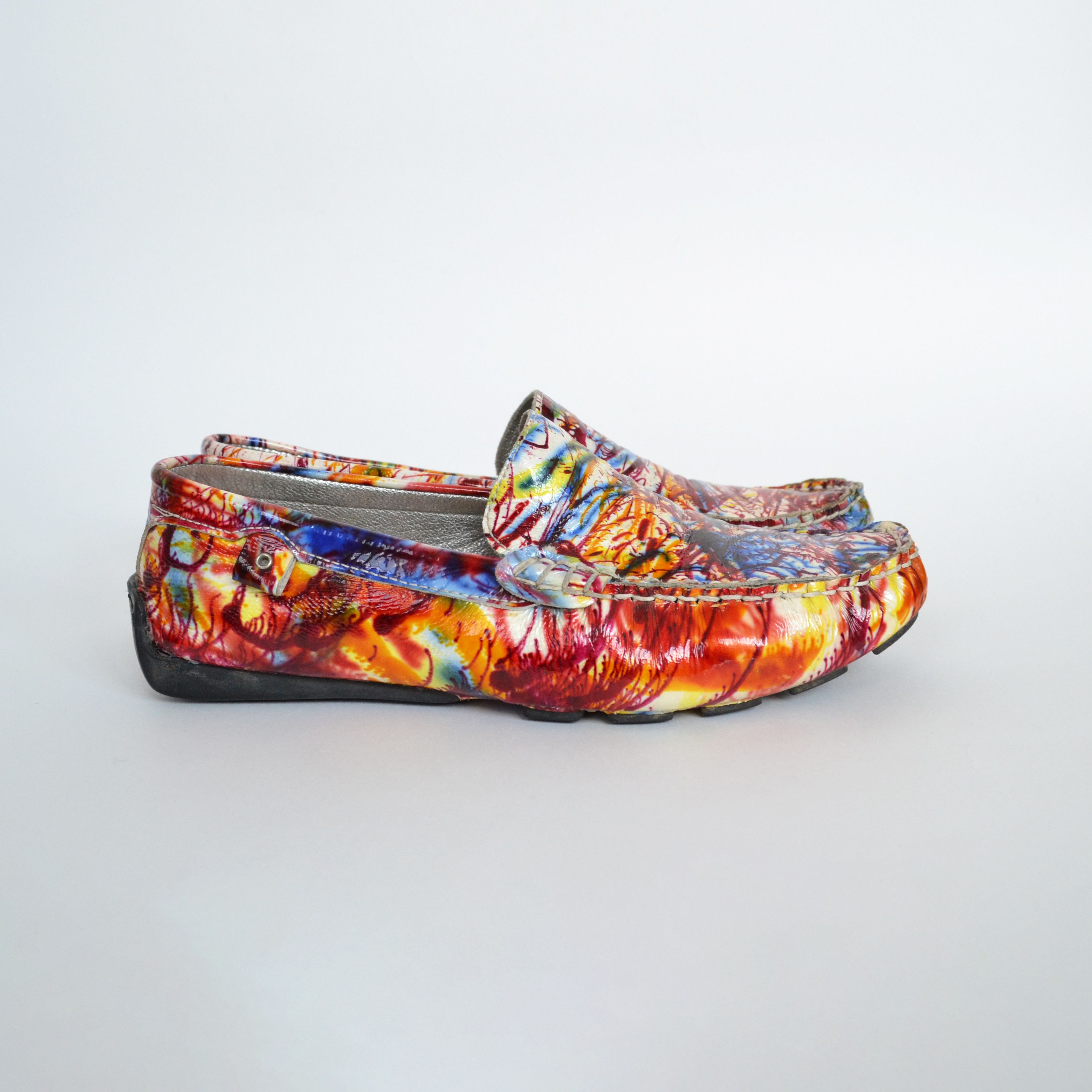 Dior Dior Moccasins Vintage Rasta Print Drivers Shoes Leather Size US 7 / IT 37 - 5 Thumbnail