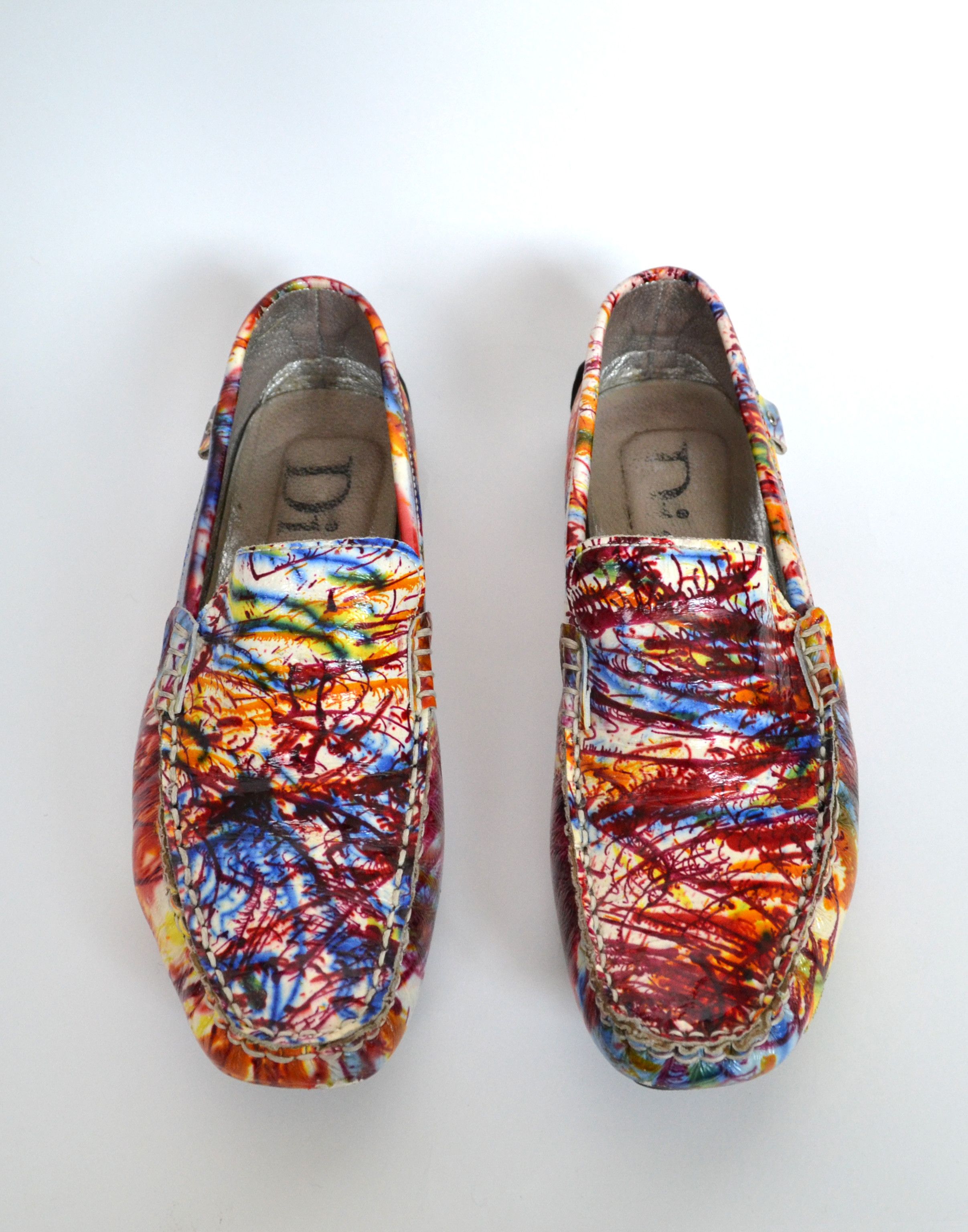 Dior Dior Moccasins Vintage Rasta Print Drivers Shoes Leather Size US 7 / IT 37 - 2 Thumbnail