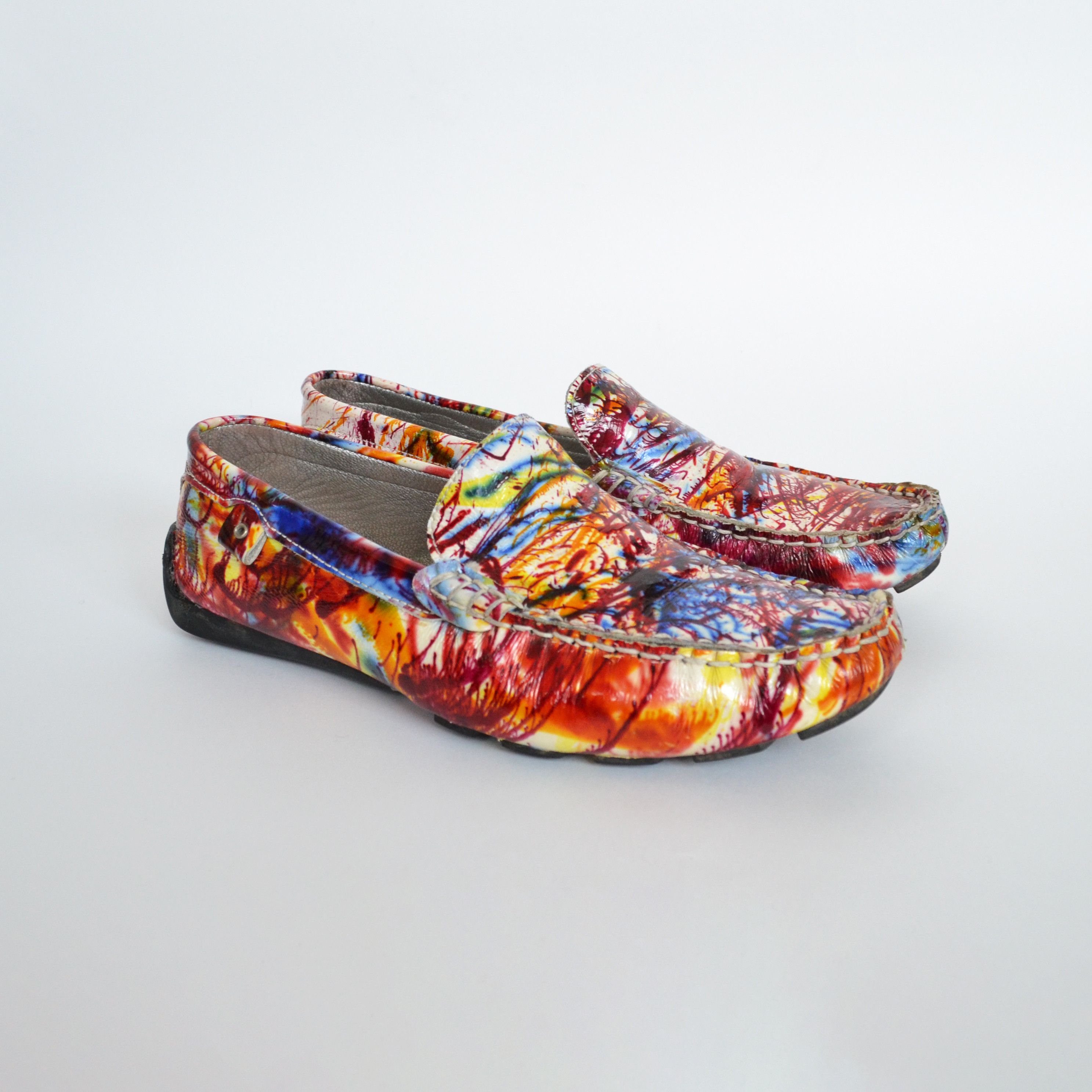 Dior Dior Moccasins Vintage Rasta Print Drivers Shoes Leather Size US 7 / IT 37 - 3 Thumbnail