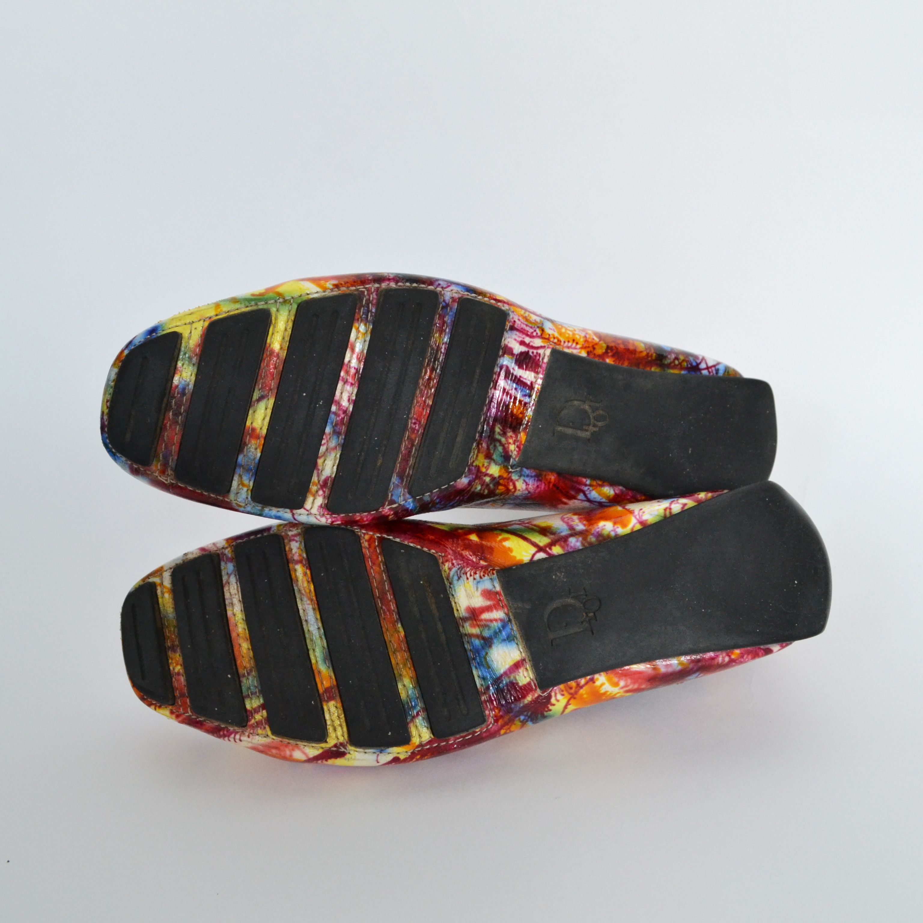 Dior Dior Moccasins Vintage Rasta Print Drivers Shoes Leather Size US 7 / IT 37 - 8 Thumbnail