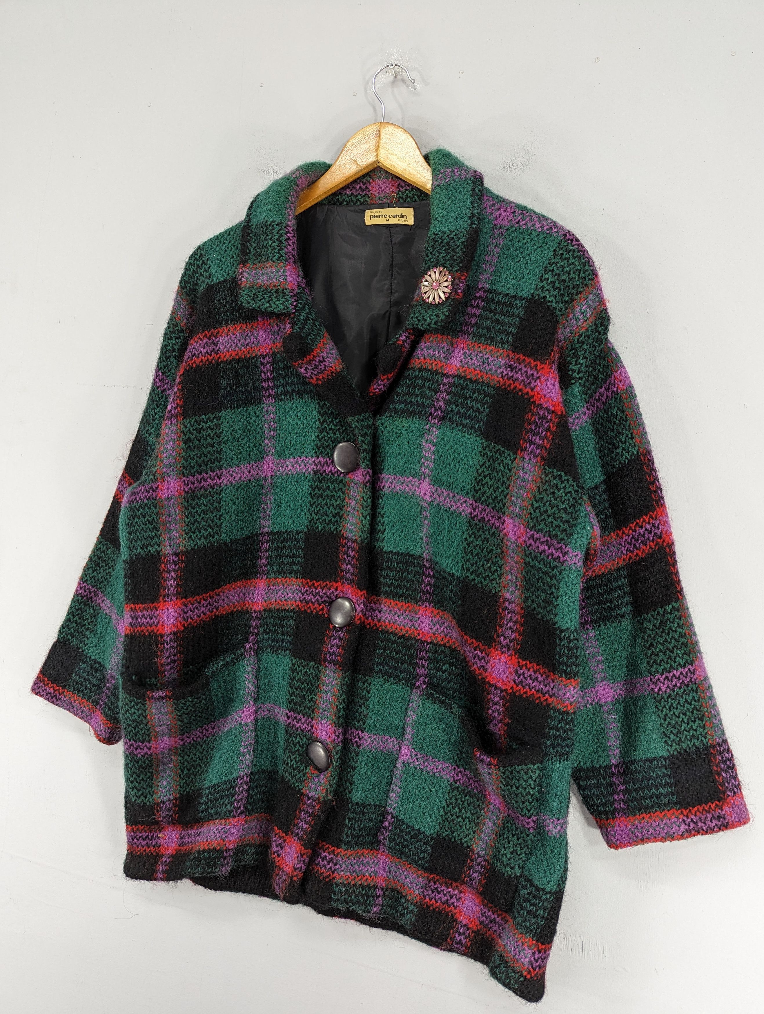 Pierre Cardin 🔥RARE🔥Vintage Tricot Pierre Cardin Wool Knit Jacket Size M / US 6-8 / IT 42-44 - 3 Thumbnail