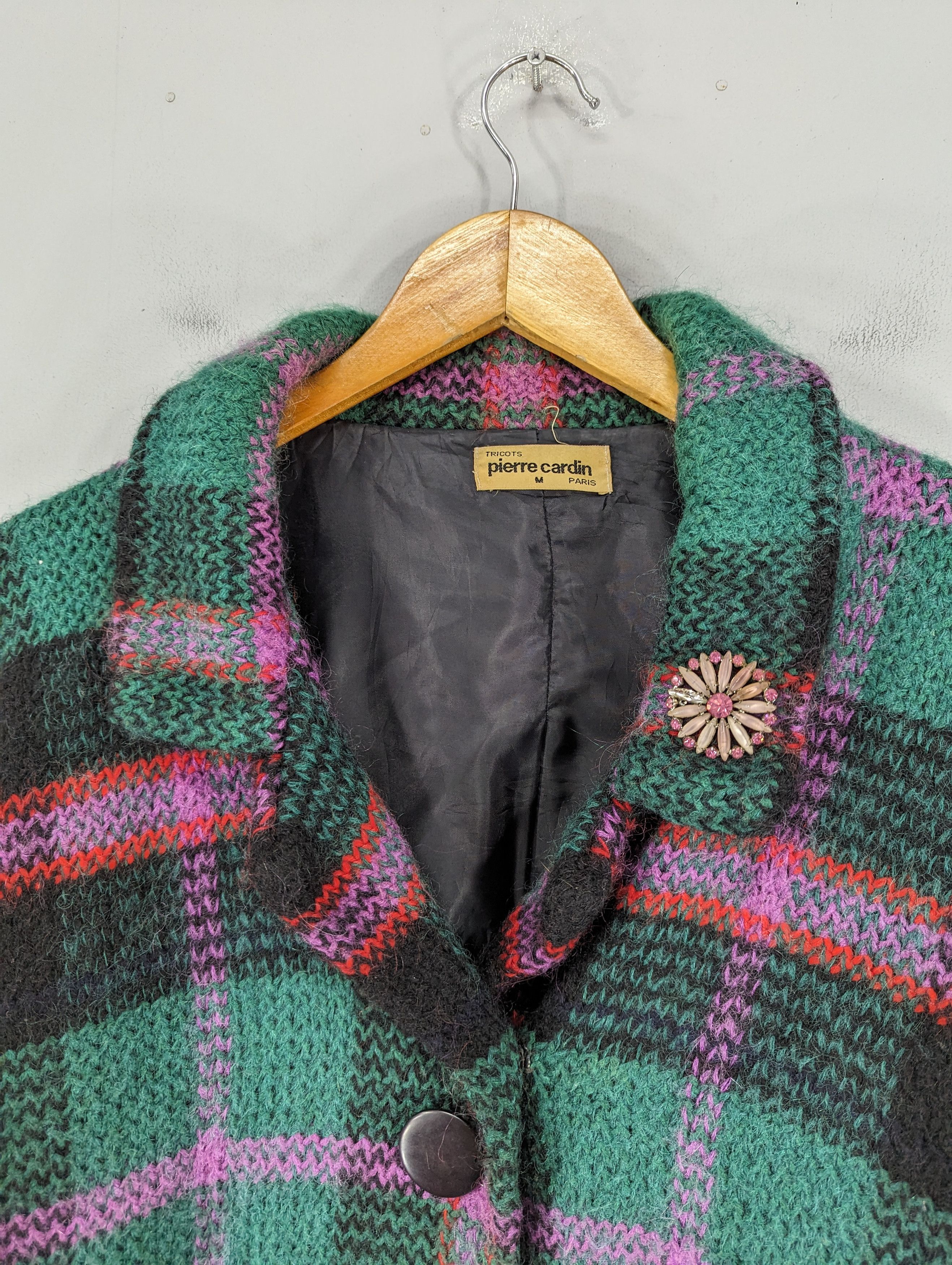 Pierre Cardin 🔥RARE🔥Vintage Tricot Pierre Cardin Wool Knit Jacket Size M / US 6-8 / IT 42-44 - 5 Thumbnail