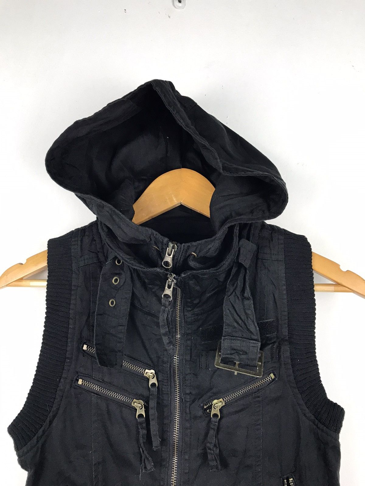 Seditionaries 🔥Punk Not Death vest Jacket with hoodie Rare Punk Design🔥 Size US M / EU 48-50 / 2 - 3 Thumbnail