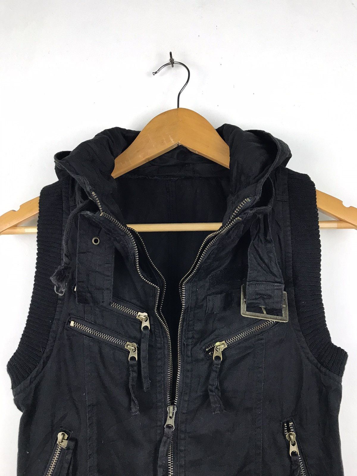 Seditionaries 🔥Punk Not Death vest Jacket with hoodie Rare Punk Design🔥 Size US M / EU 48-50 / 2 - 6 Thumbnail