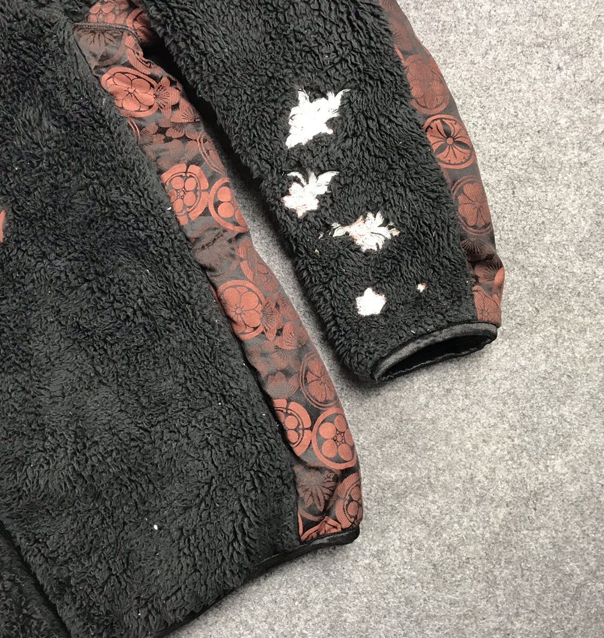 Japanese Brand × Vintage Vintage Karakuri Full Zipper fleece inspired by sukajan Size US XL / EU 56 / 4 - 5 Thumbnail