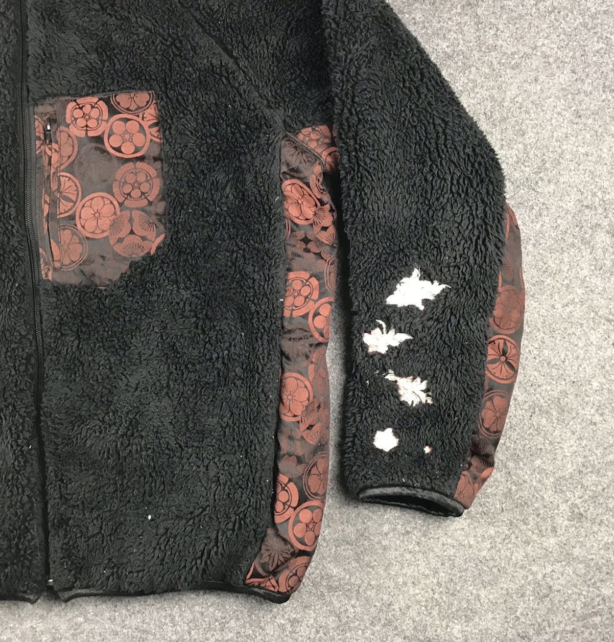 Japanese Brand × Vintage Vintage Karakuri Full Zipper fleece inspired by sukajan Size US XL / EU 56 / 4 - 7 Thumbnail