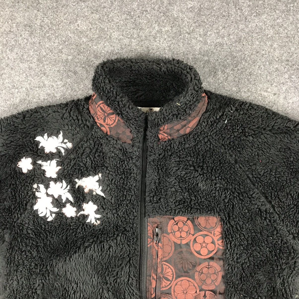 Japanese Brand × Vintage Vintage Karakuri Full Zipper fleece inspired by sukajan Size US XL / EU 56 / 4 - 3 Thumbnail